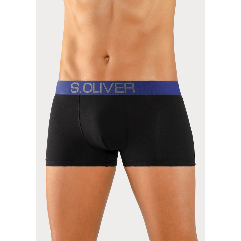 s.Oliver Boxershorts, (Packung, 4 St.)