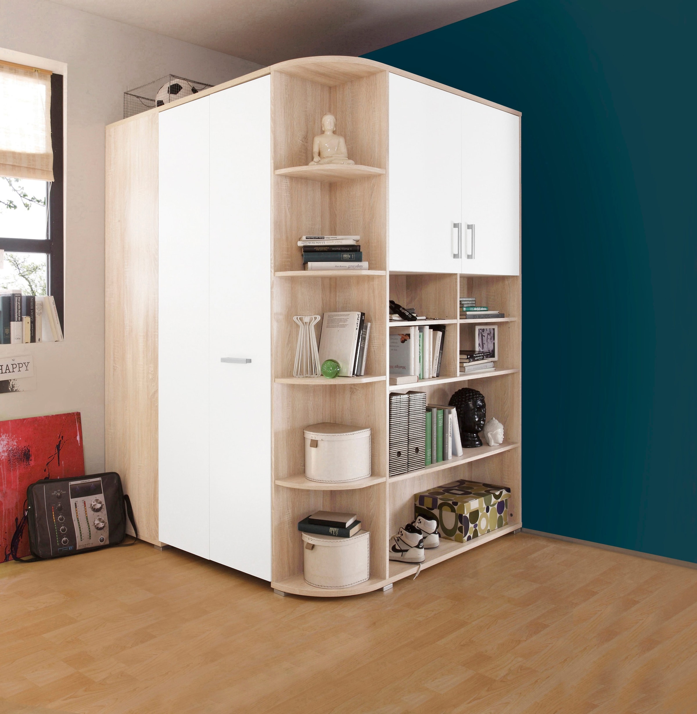 »Corner«, begehbar Eckkleiderschrank Begabino ✵ online bestellen Jelmoli-Versand |