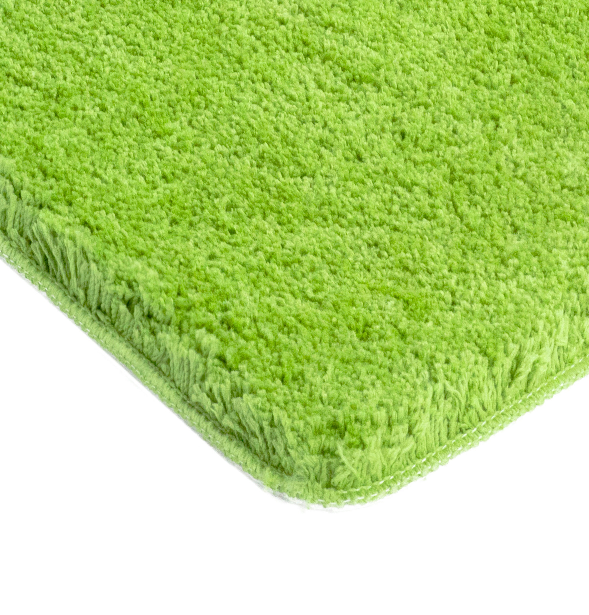 my home Badematte »Sanremo, Badvorleger, Badezimmer Teppich, sehr weich«, rutschhemmend beschichtet, fussbodenheizungsgeeignet-schnell trocknend, Badteppich, unifarben, rechteckig, rund & als 3-tlg. Set erhältlich