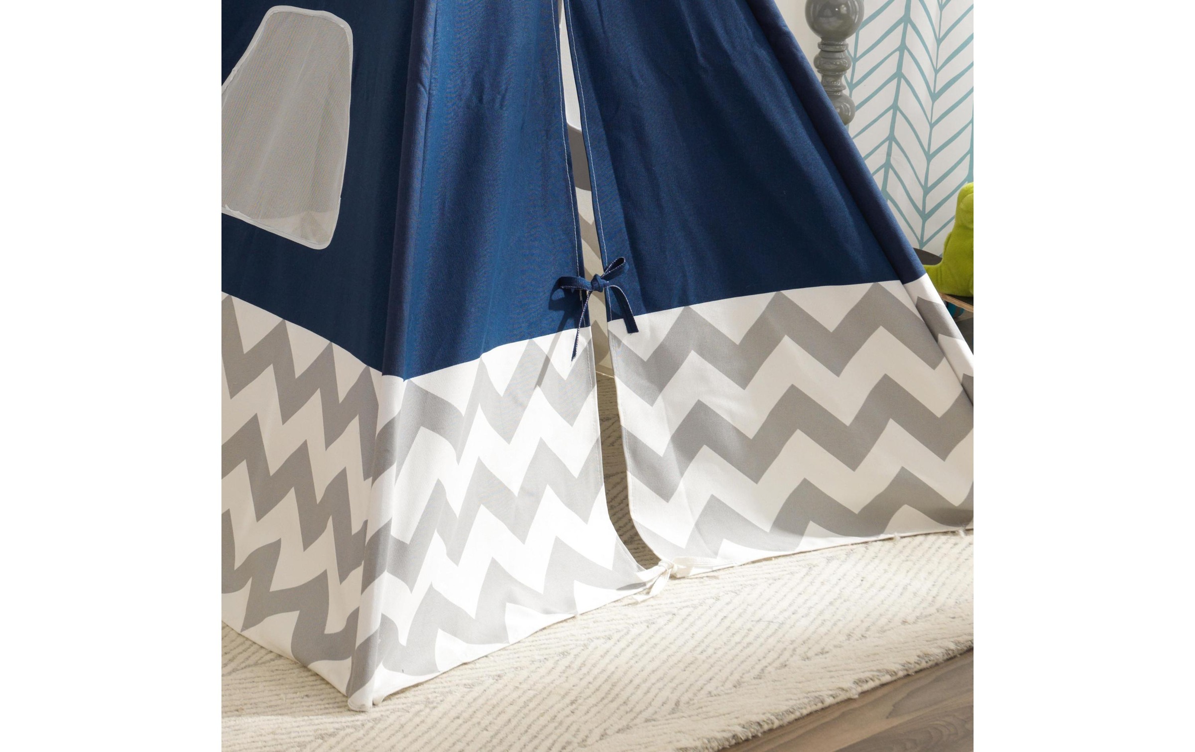 KidKraft® Spielzelt »Spielzelt Deluxe Tipi Dunkelblau«