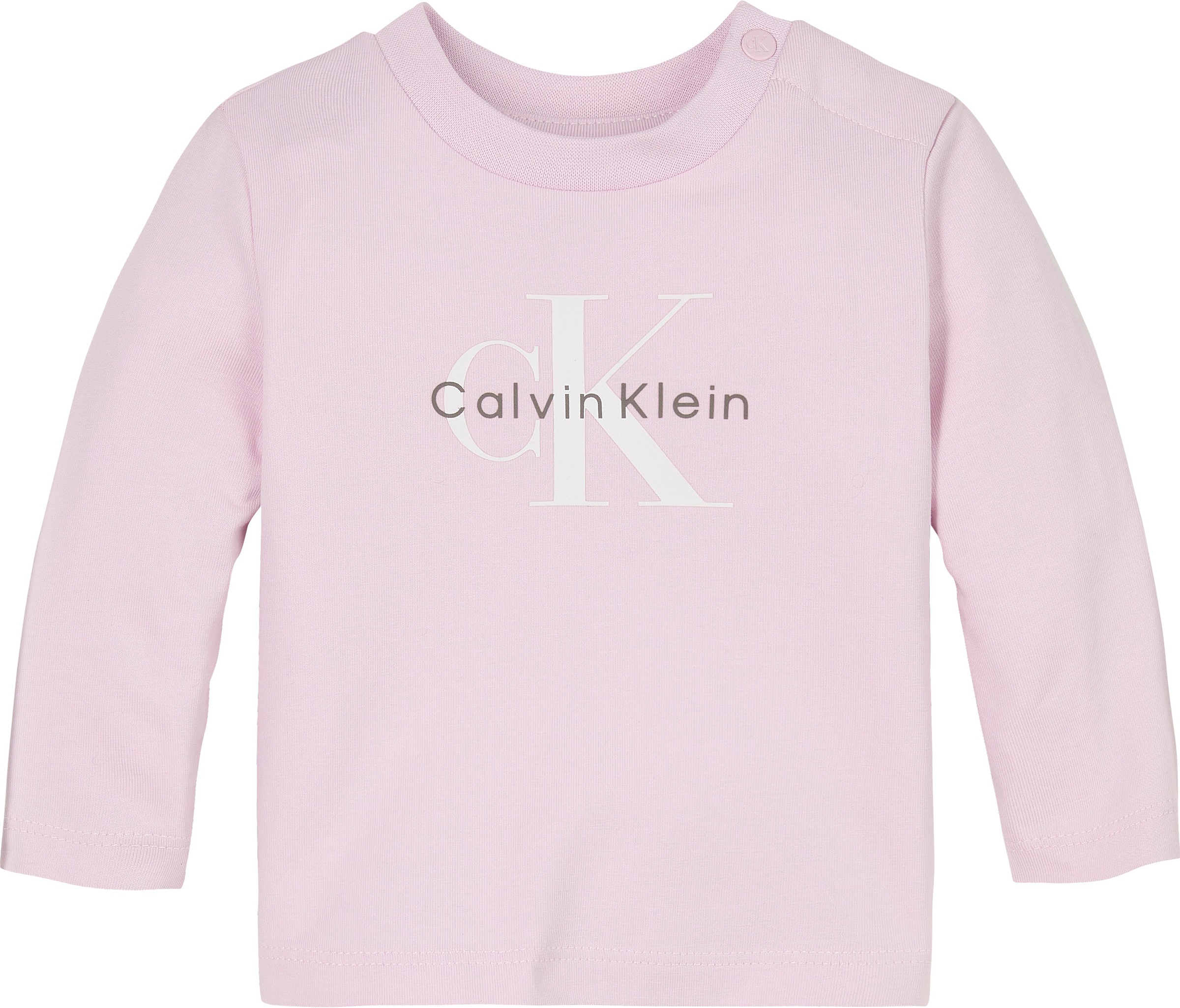 Calvin Klein Jeans Langarmshirt »MONOGRAM LS T-SHIRT« für Babys bis 2 Jahre, Logo-Druck