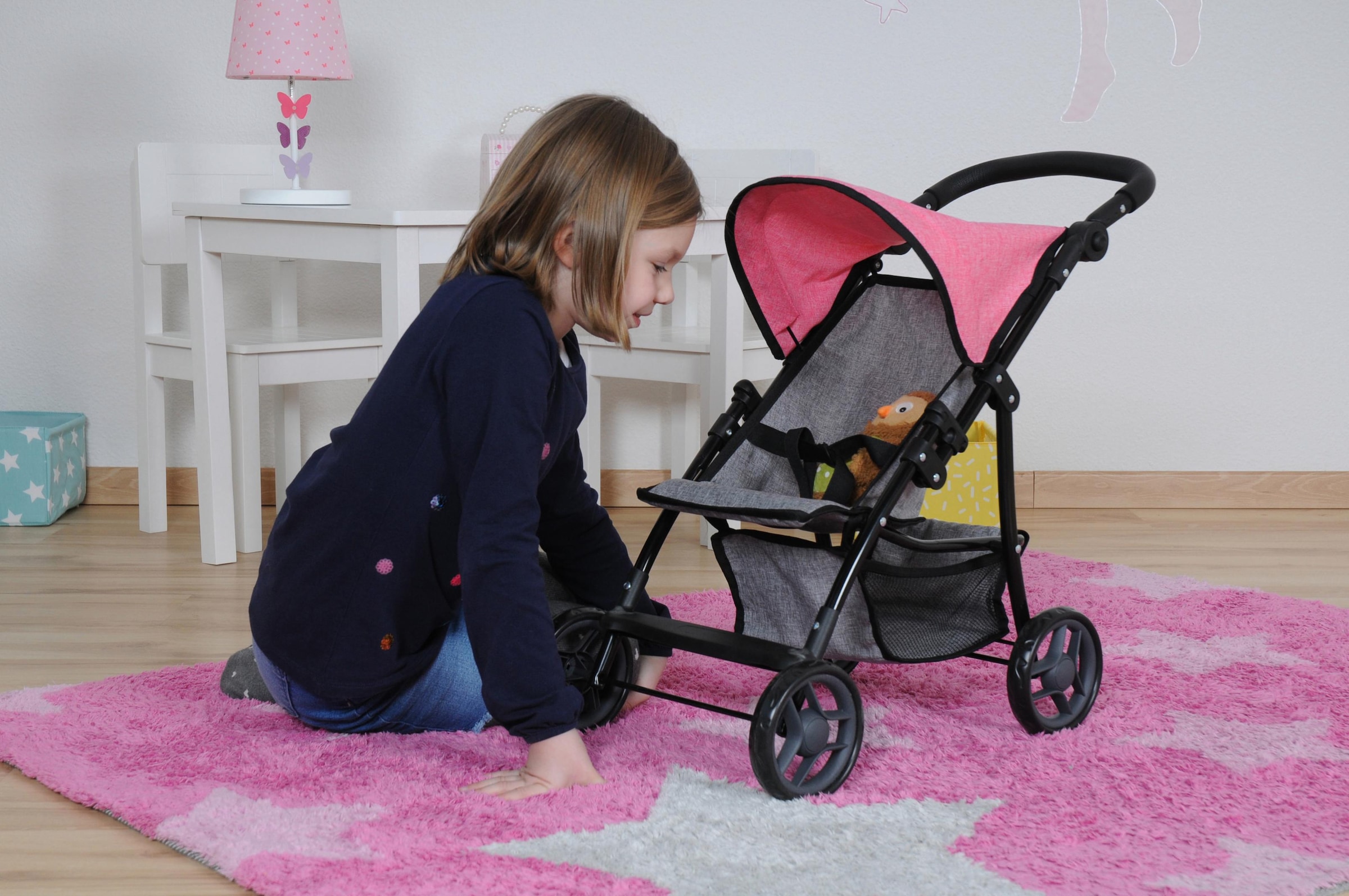 Knorrtoys® Puppenbuggy »Liba - Jeans Grey«
