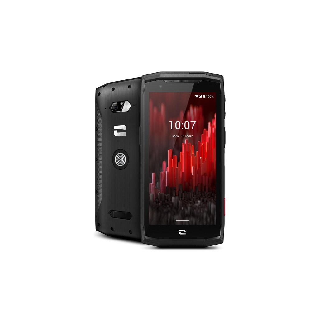 CROSSCALL Smartphone »Core-M5 32 GB z«, schwarz, 12,52 cm/4,95 Zoll, 32 GB Speicherplatz, 13 MP Kamera