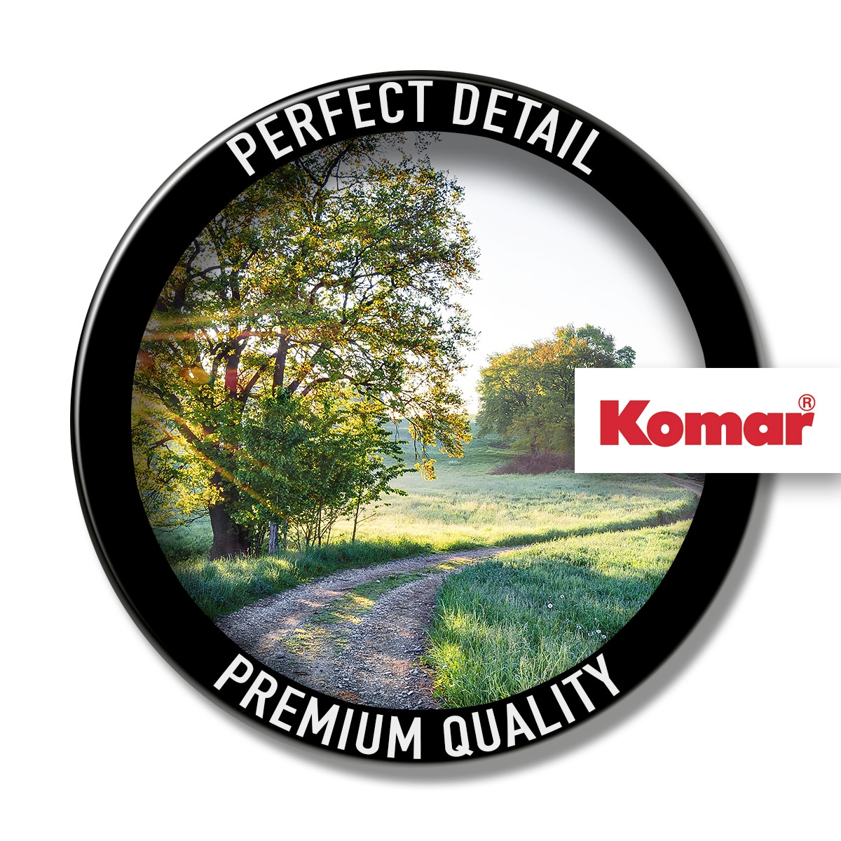 Komar Fototapete »Meadow Trail - Grösse 368 x 254 cm«, bedruckt, Wohnzimmer, Schlafzimmer