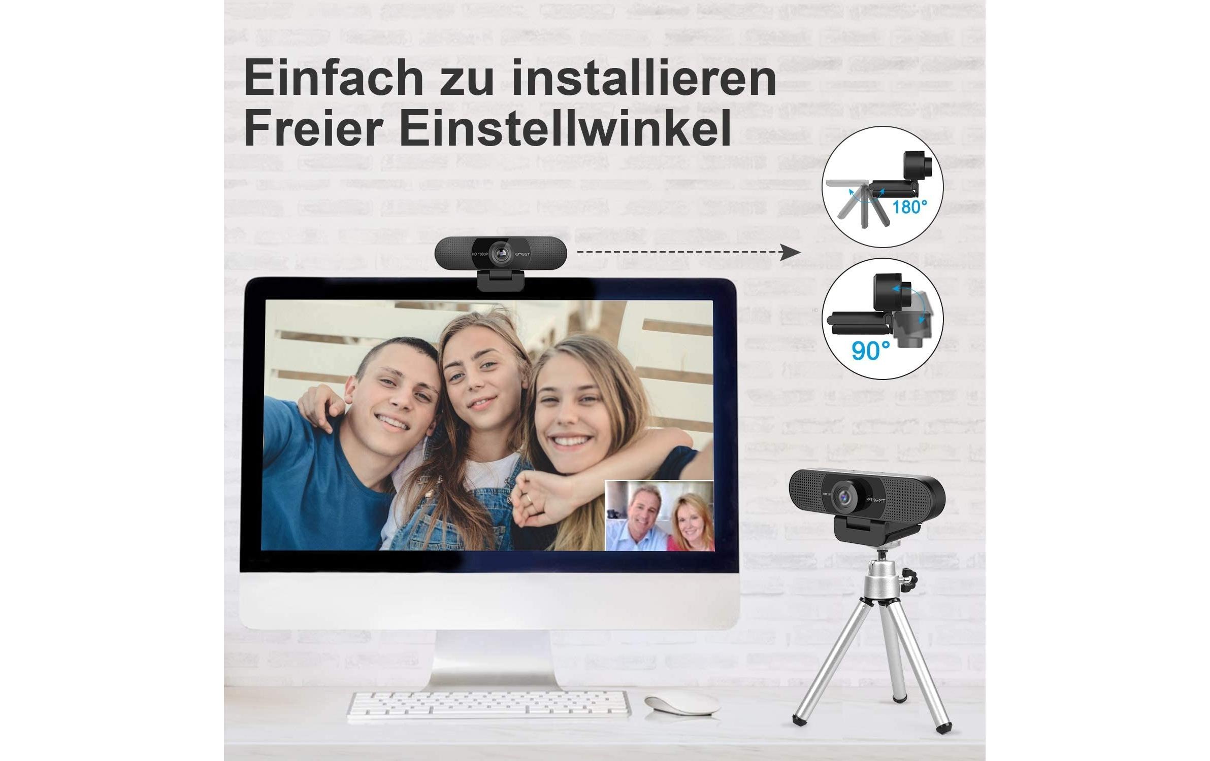 eMeet Webcam »1080P 30 fps«