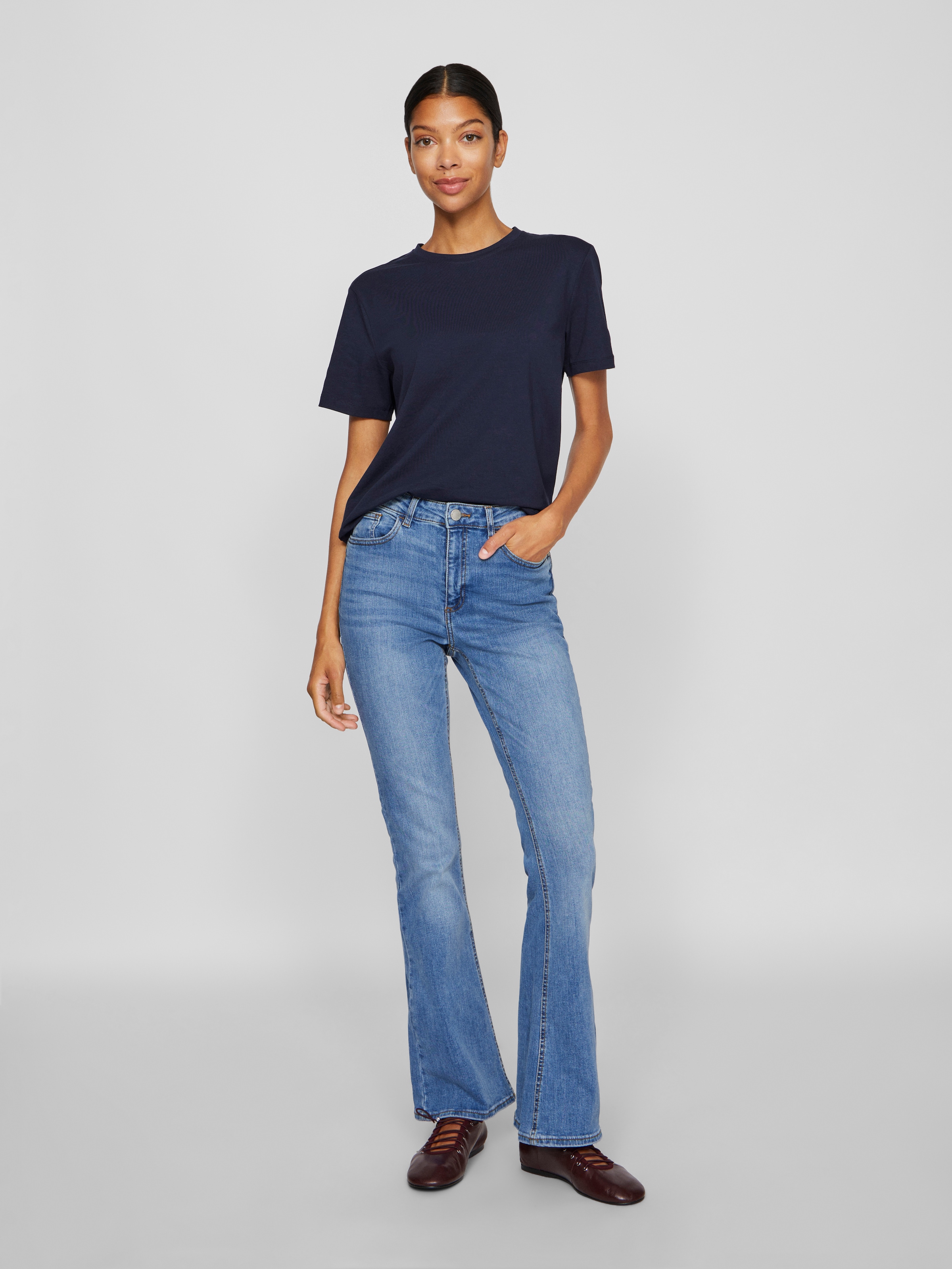 Vila Kurzarmshirt »VINORA S/S T-SHIRT - NOOS«