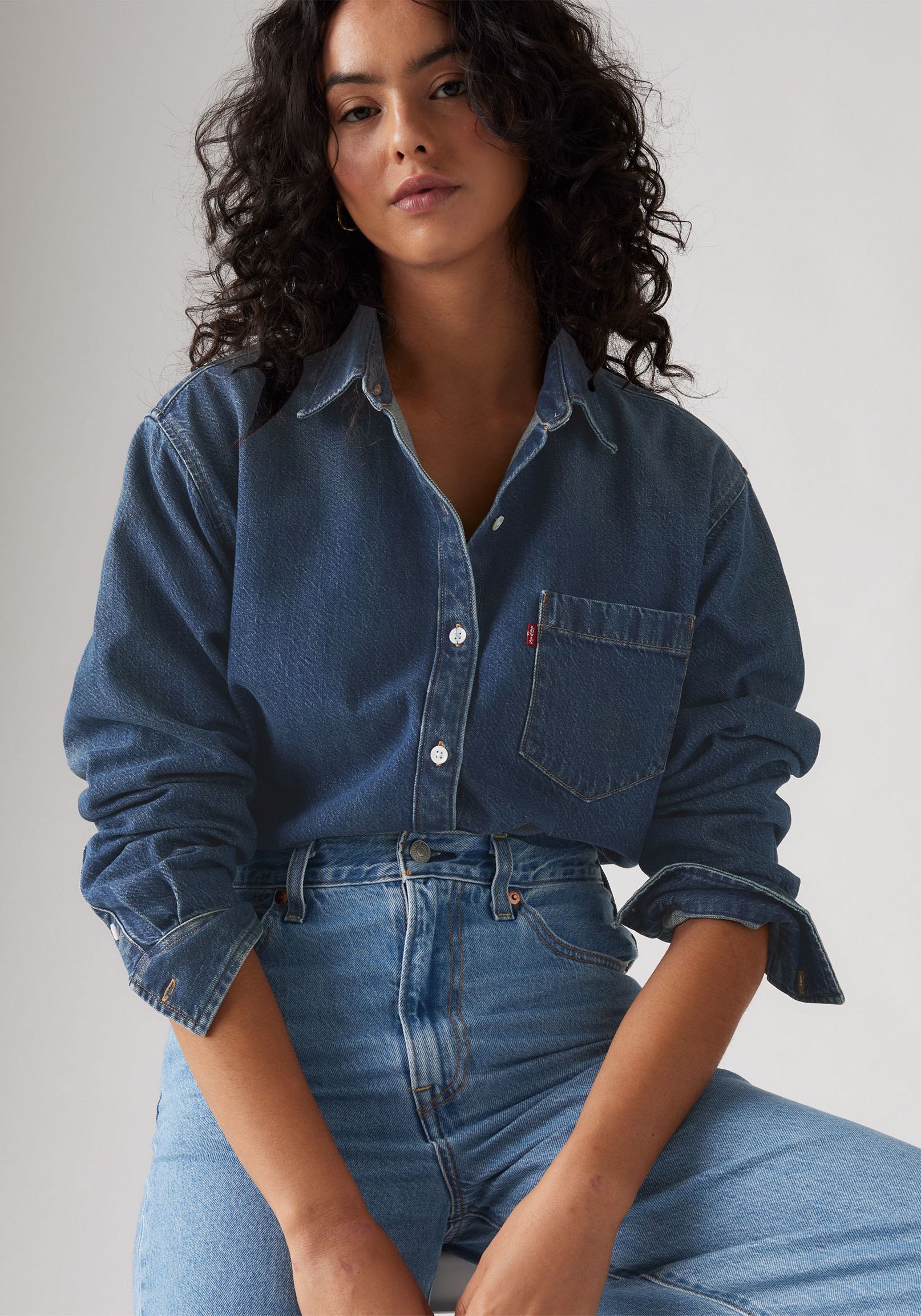 Levi's® Jeansbluse »HARLIE NEW BF S«, mit Brusttasche