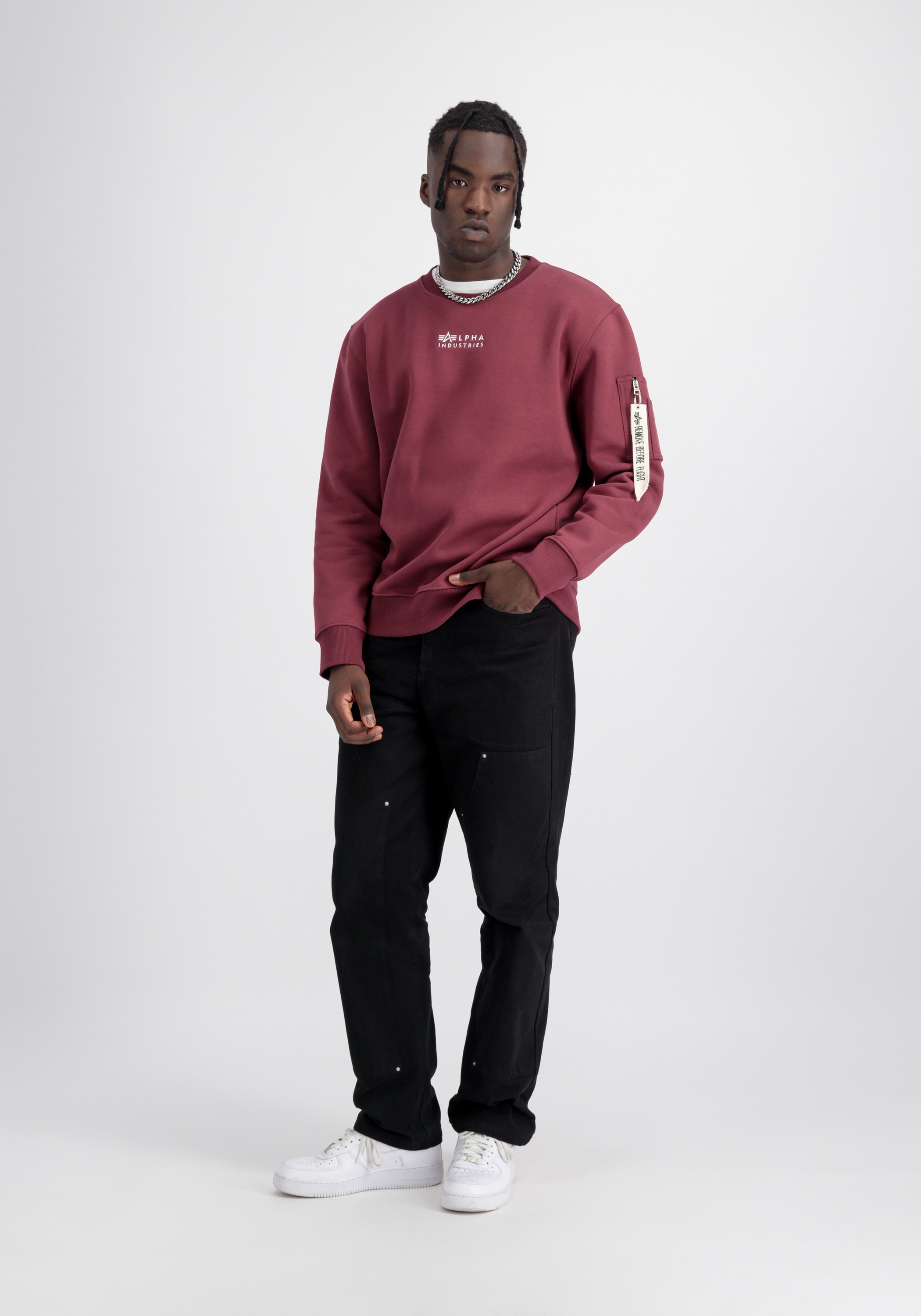 Alpha Industries Sweater »Alpha Industries Men - Sweatshirts Organics EMB Sweater«