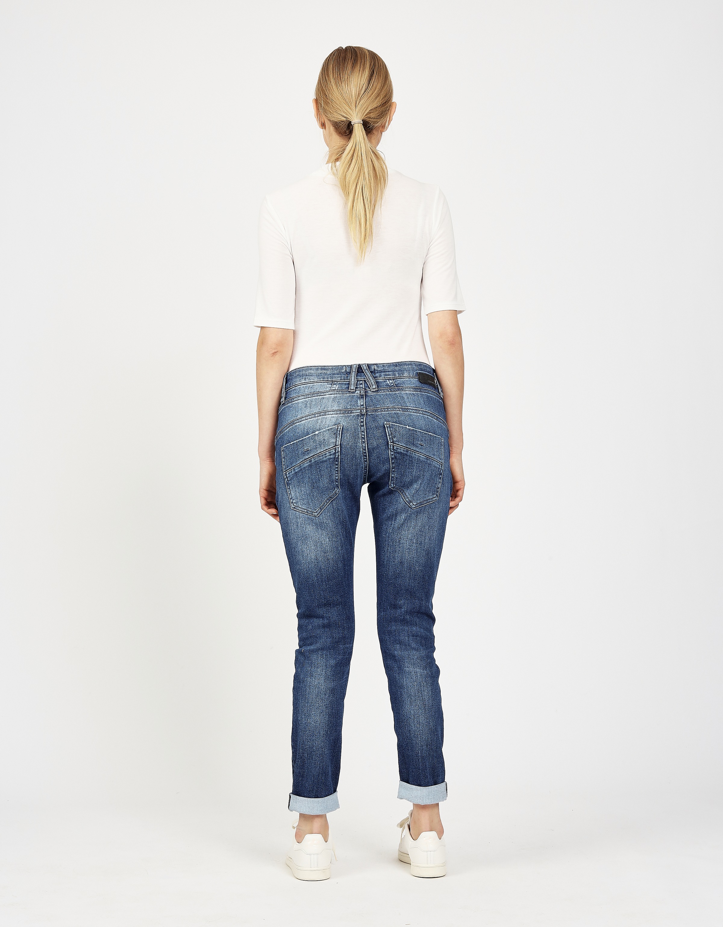 GANG 5-Pocket-Jeans »94GERDA«, aus Sweat Denim, Relaxed Fit