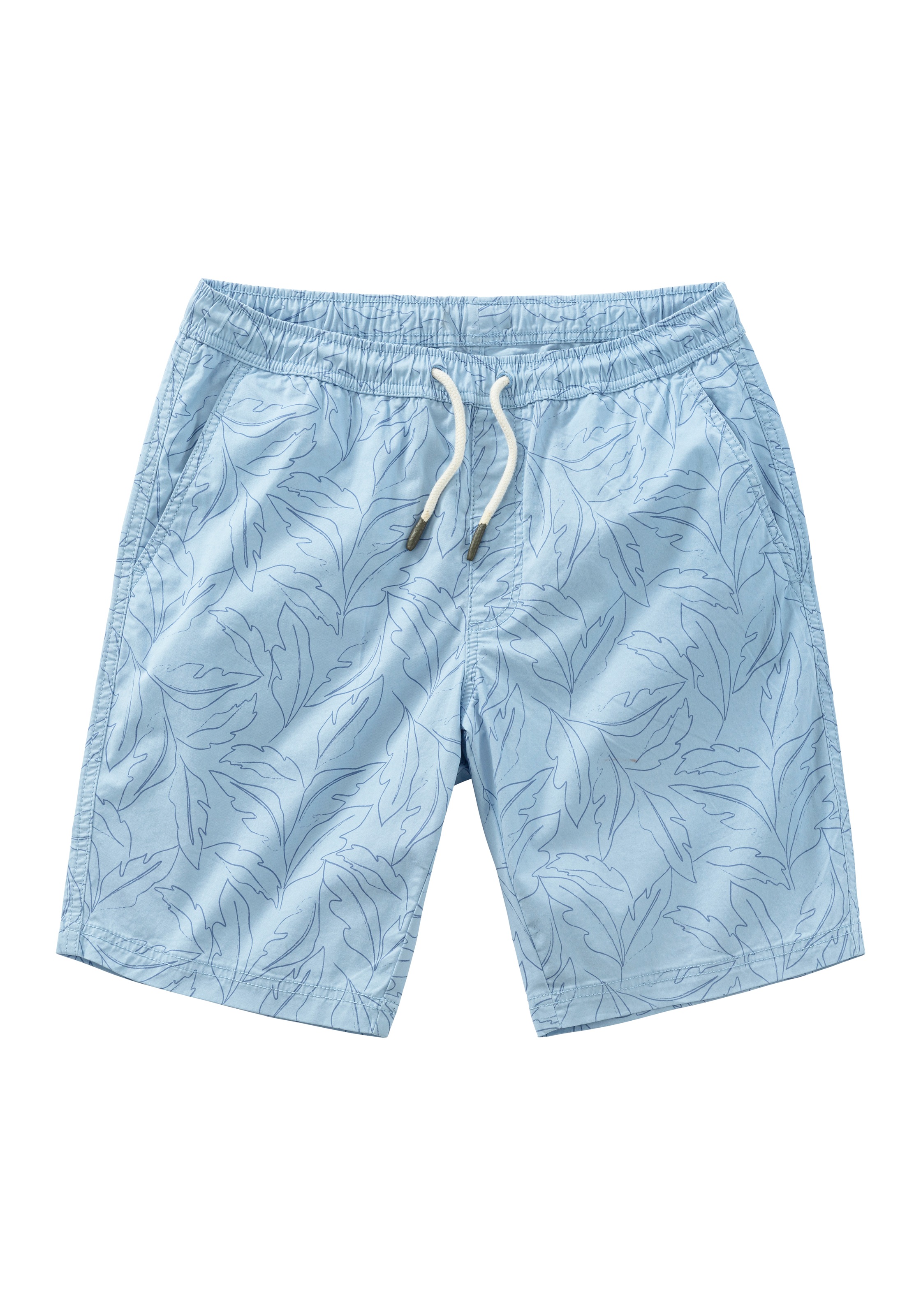 John Devin Shorts »Bermuda«, kurze Hose aus elastischer, gewebter Baumwollqualität