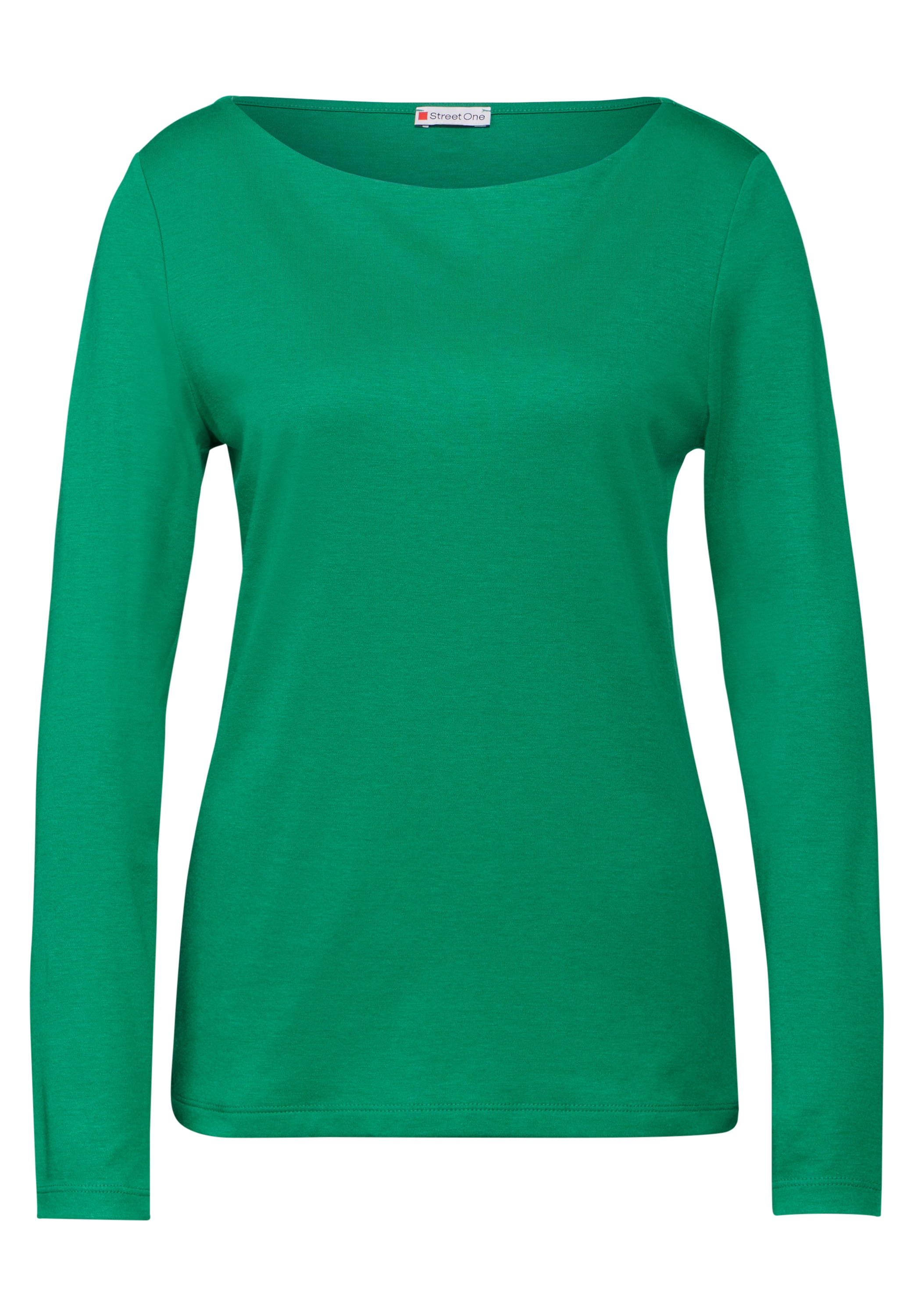 STREET ONE Langarmshirt »Style Lanea«, mit U-Boot Ausschnitt