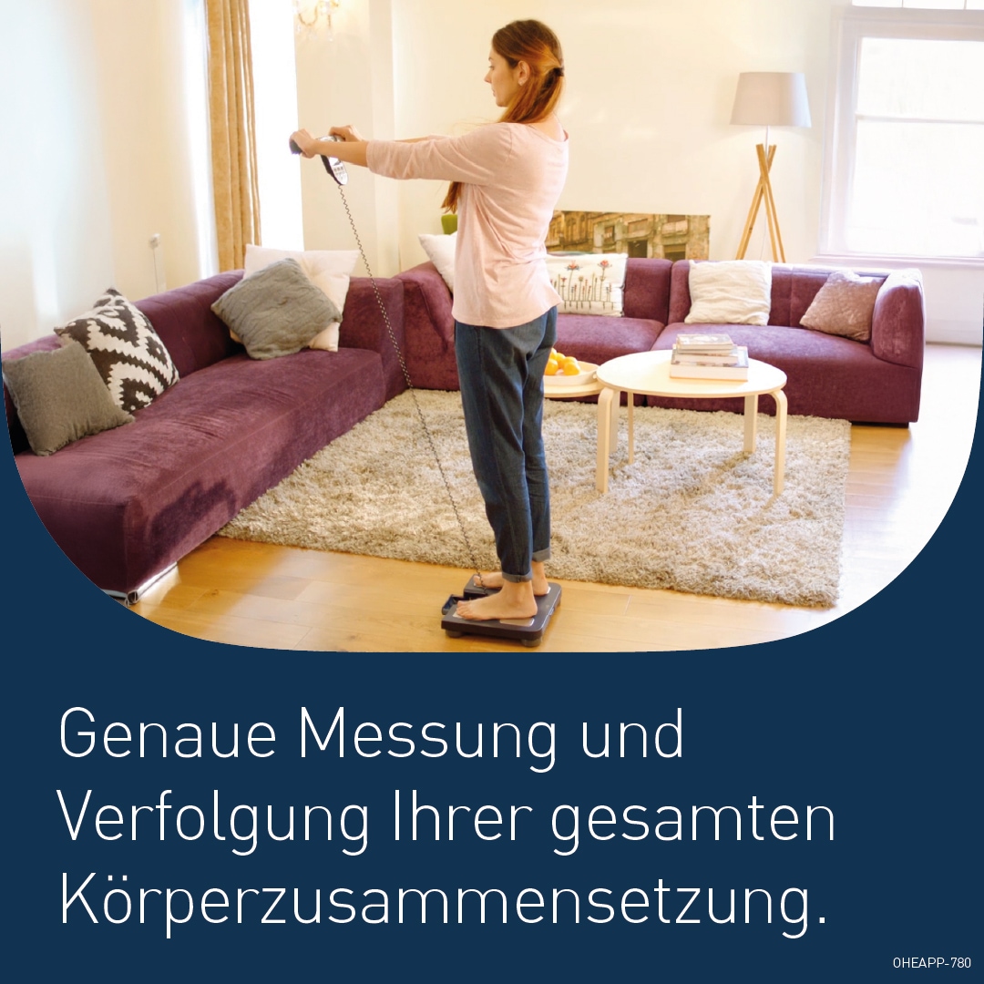 Omron Körper-Analyse-Waage »HBF-511B-E«, Ganzkörpermessung mit klinischer Genauigkeit