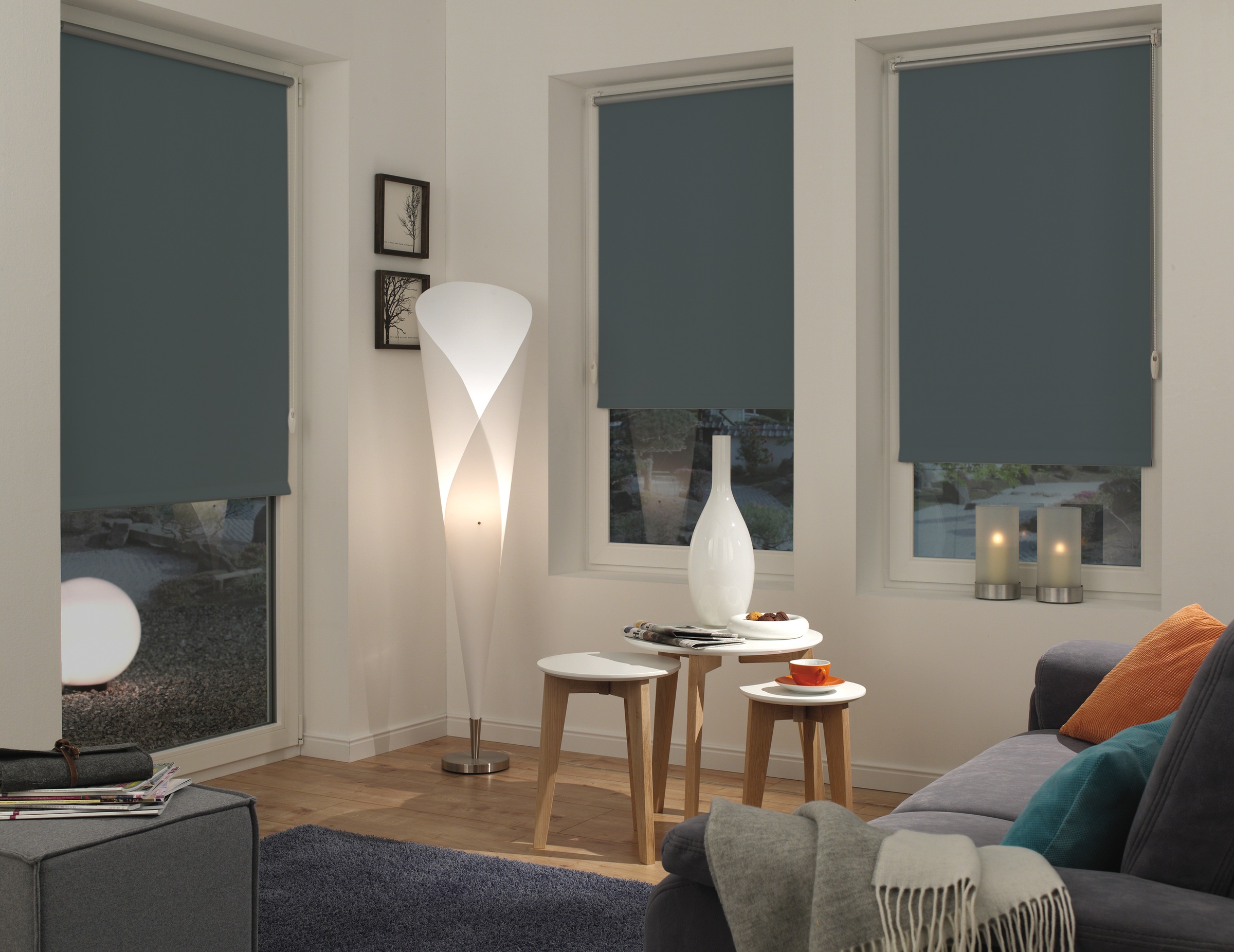 GARDINIA Seitenzugrollo "EASYFIX Rollo Thermo ENERGIESPAREND" verdunkelnd Sichtschutz  energiesparend mit Bohren/ohne Bohren freihängend abdunkelnd mit Thermobeschichtung
