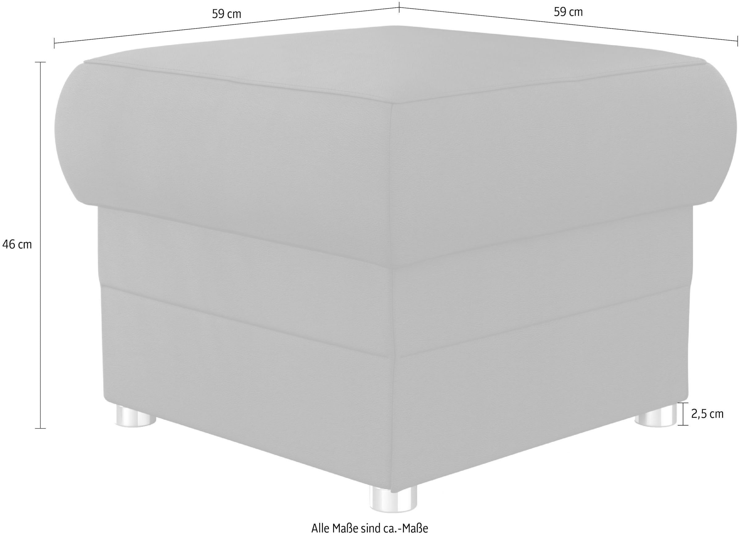 DOMO collection Hocker »Pina«, Passender Hocker zur Serie