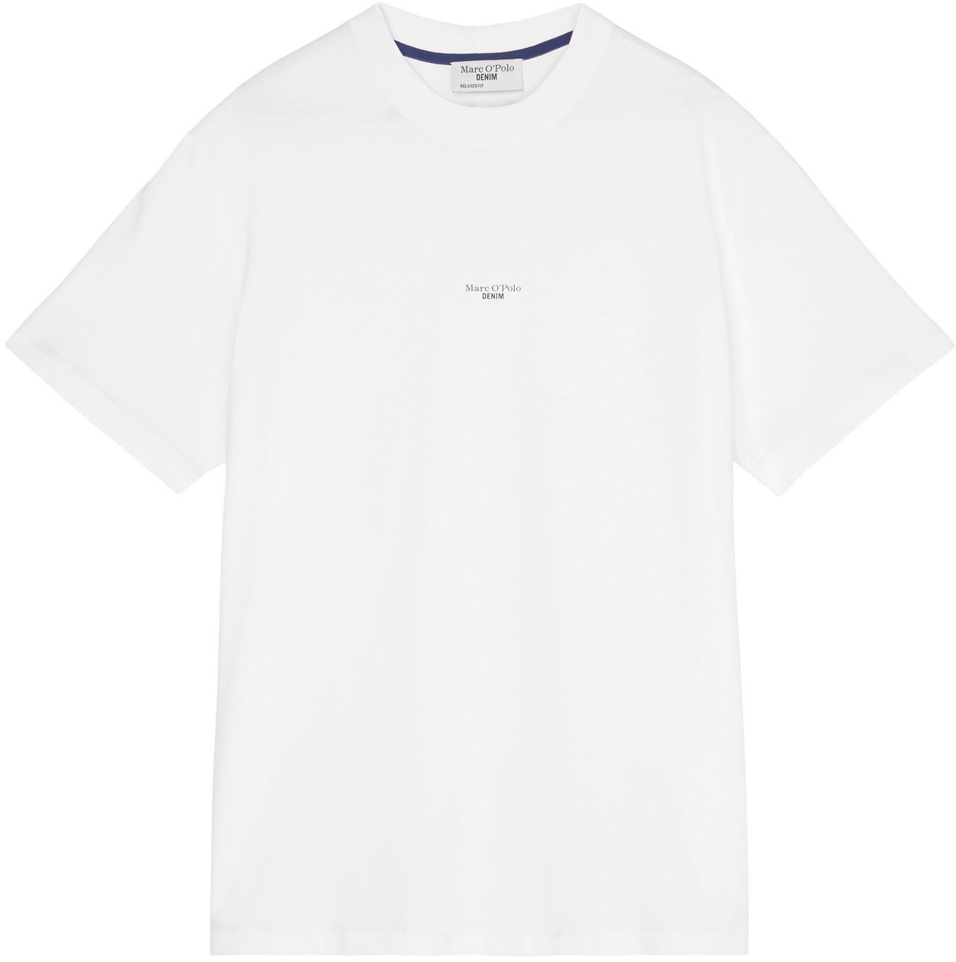 Marc O'Polo DENIM T-Shirt, mit Labeling vorne mittig