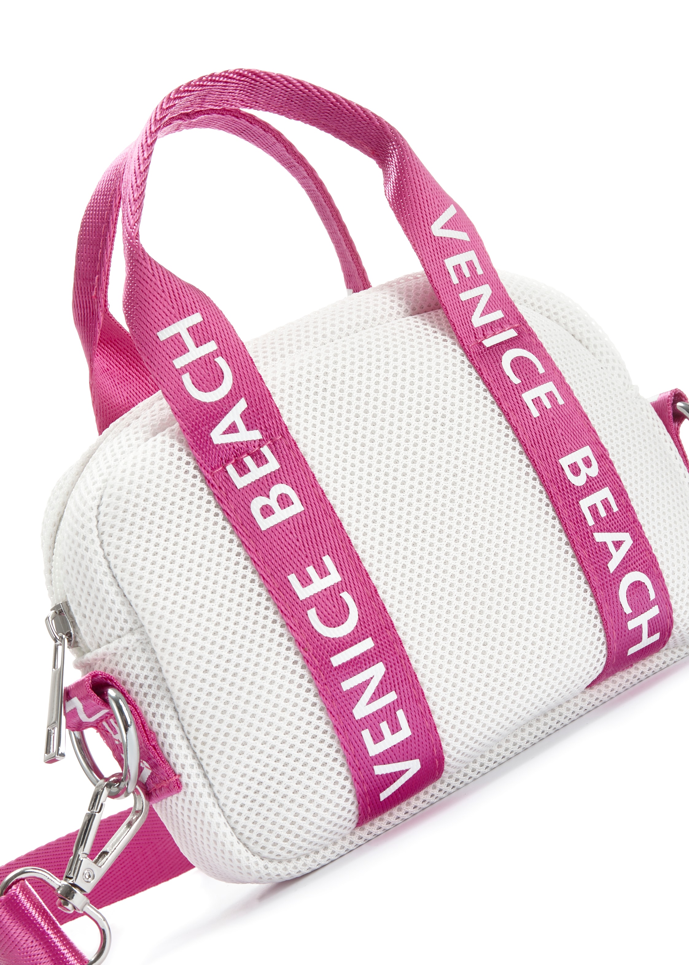 Venice Beach Umhängetasche, Minibag, Handtasche aus Mesh Material VEGAN