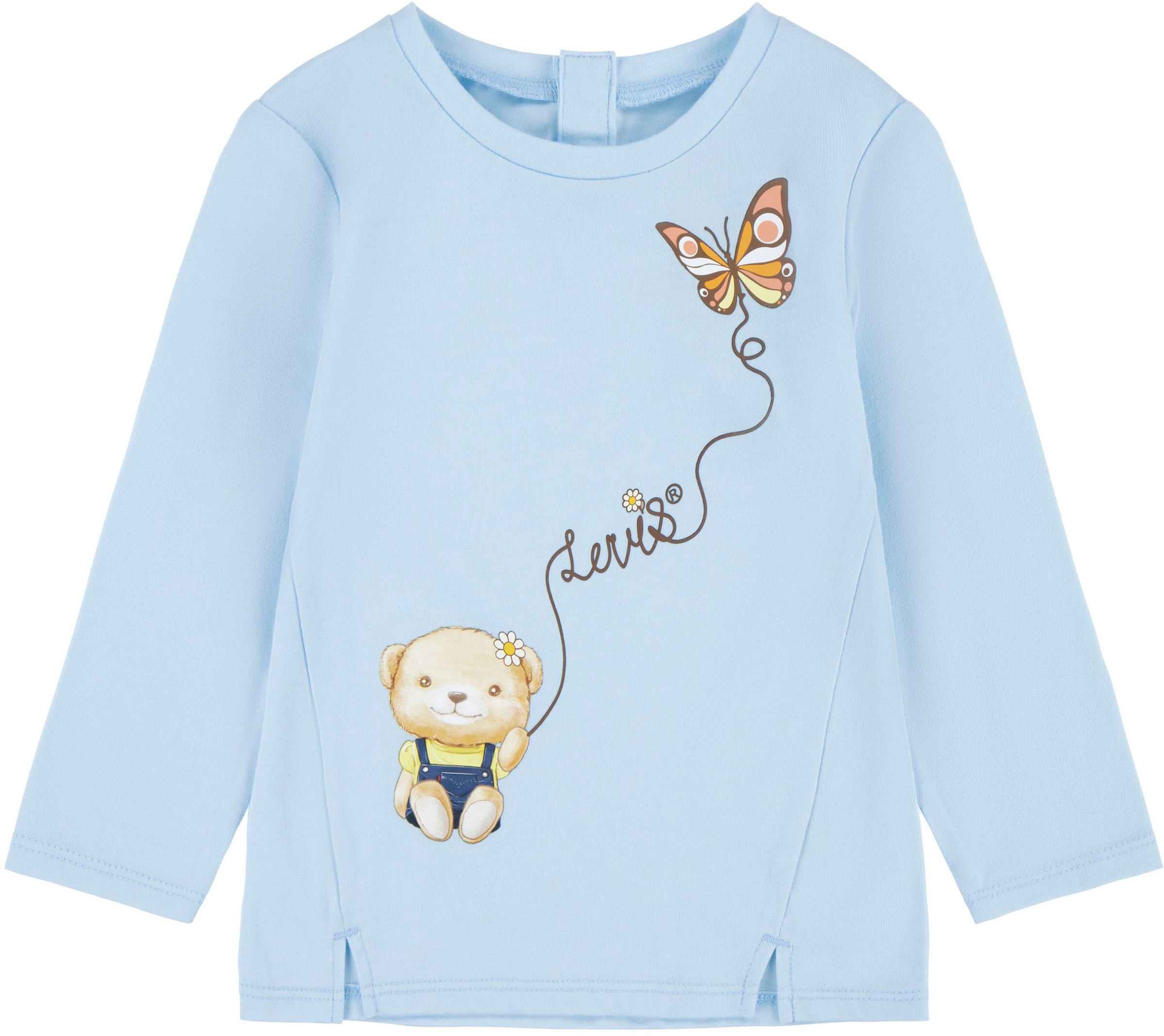 Levi's® Kids Langarmshirt »LVG BEAR NOTCHED FRONT TEE« for BABYS