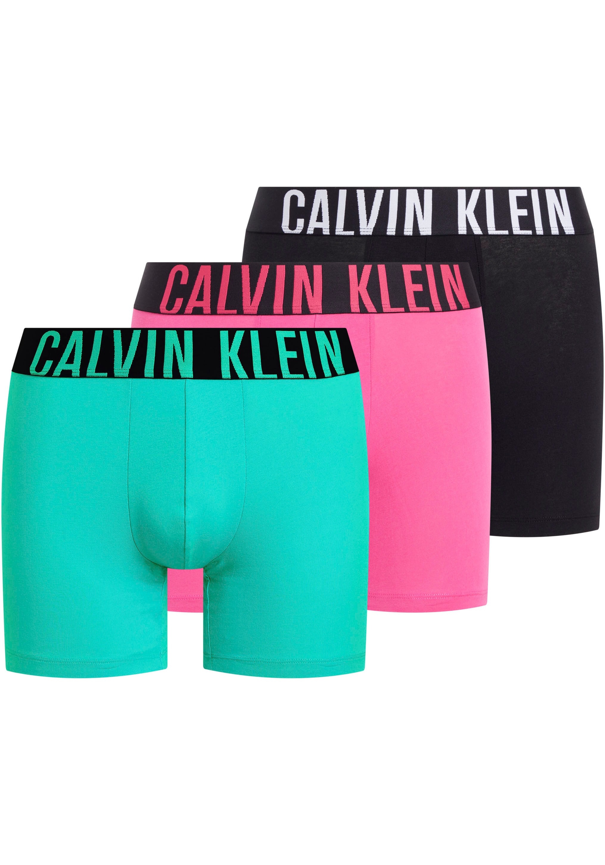 Calvin Klein Underwear Boxer »BOXER BRIEF 3PK« Packung, 3er, 3 Stk. mit Logo-Stretchbund