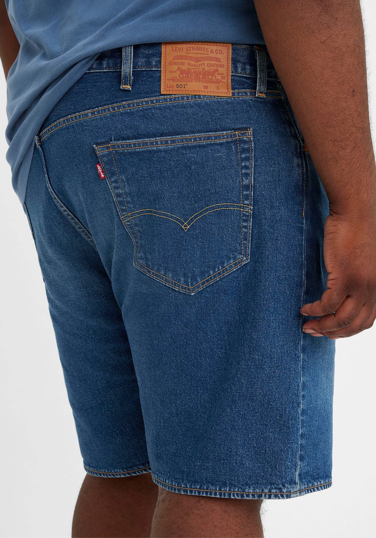 Levi's® Plus Jeansbermudas »501 HEMMED SHORTS«, mit Stretchanteil