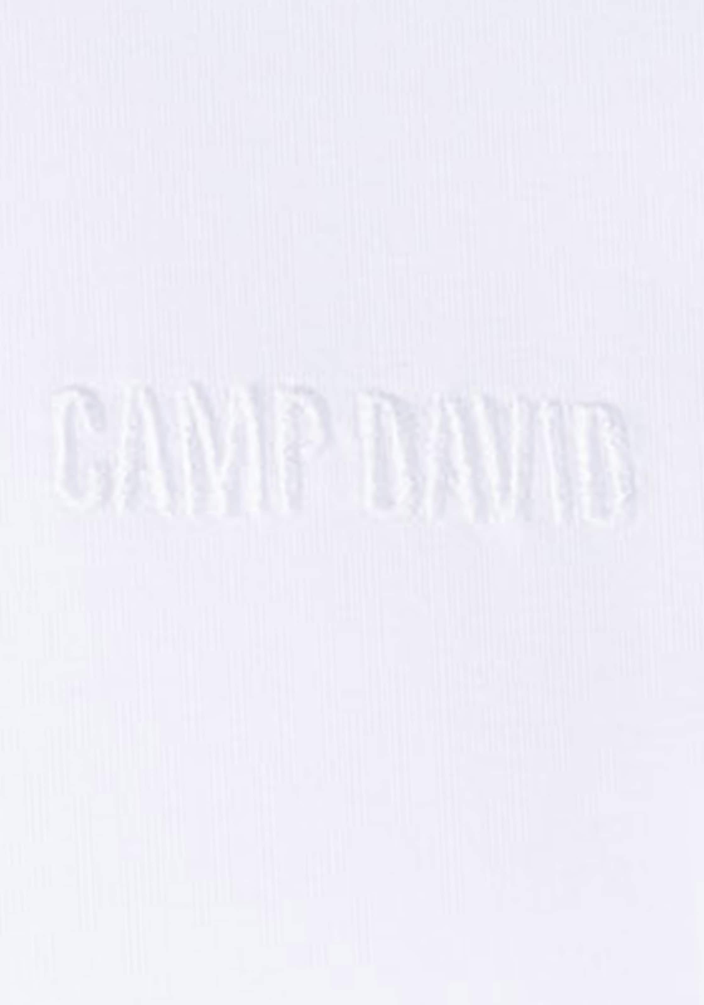 CAMP DAVID Unterhemd »underwear«, (2er Pack), mit flacher Naht