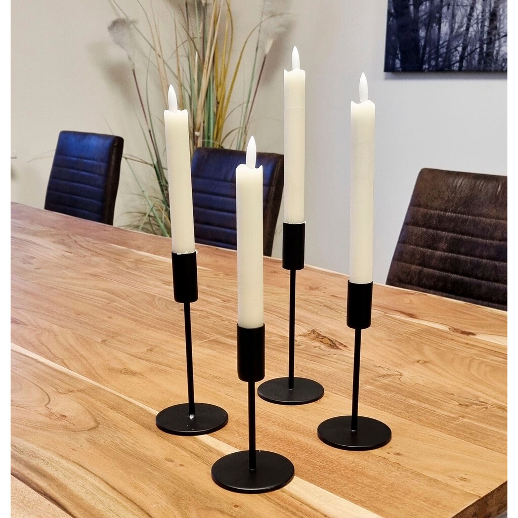 Ambiente Haus Kerzenständer »Kerzenständer 4er Set - (H) 20 cm«, (1 St.)