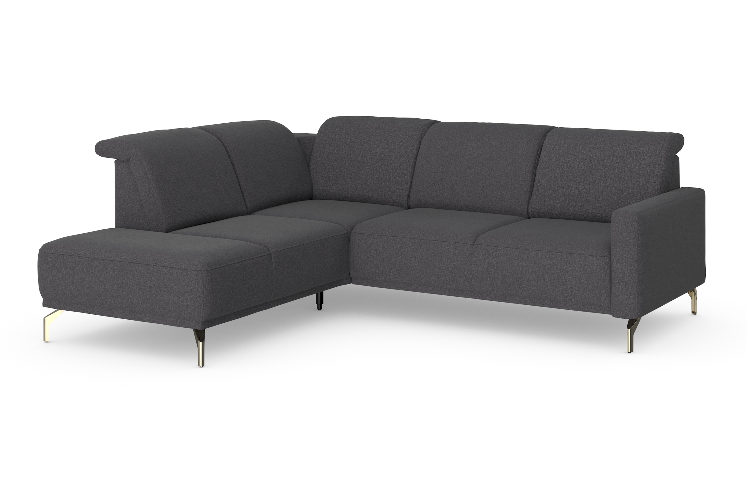 sit&more Ecksofa »Bailando L-Form«, wahlweise mit Kopfteilverstellung und Vorziehsitz, motorisch