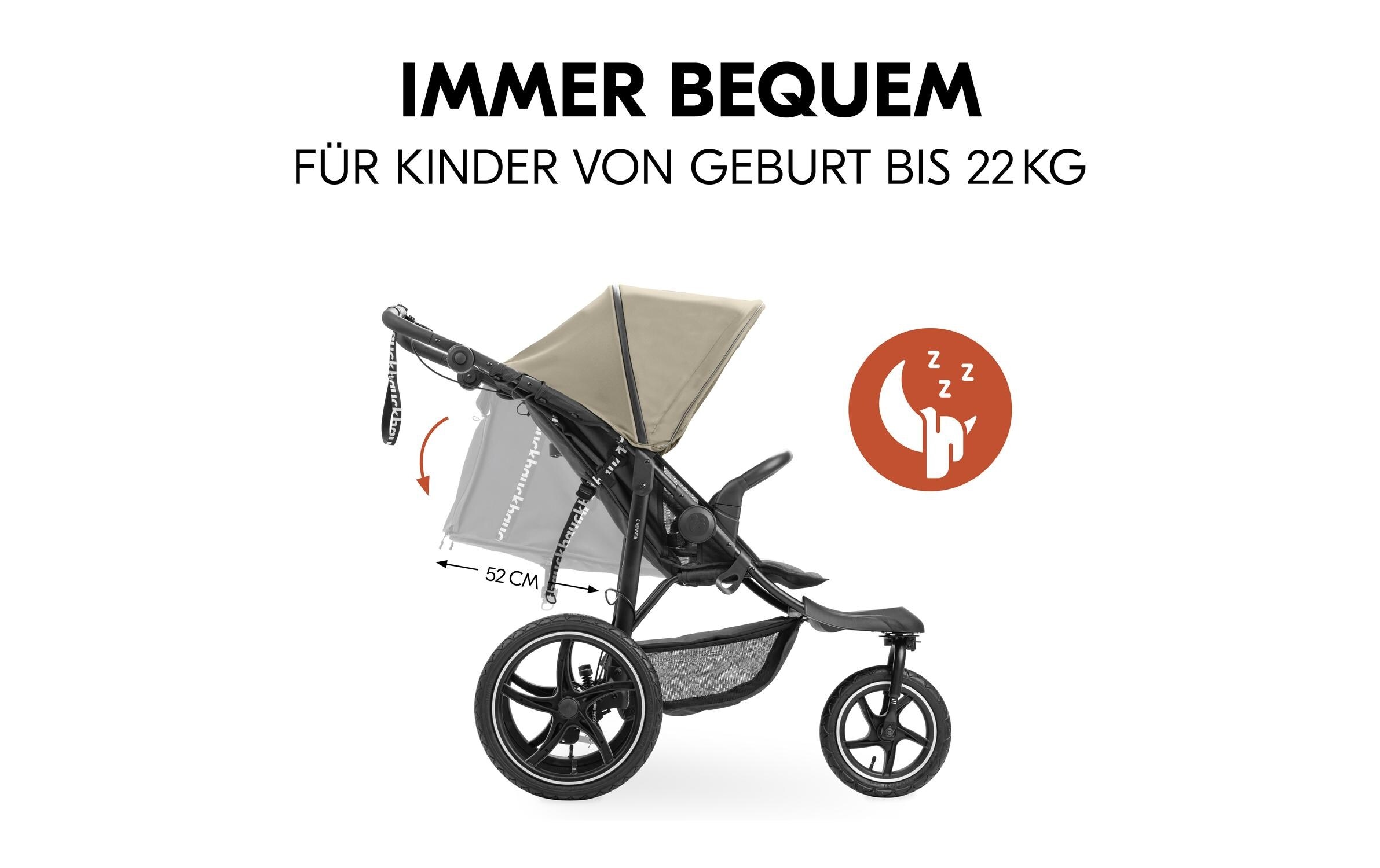 Hauck Kinder-Buggy »Runner 3«, 22 kg