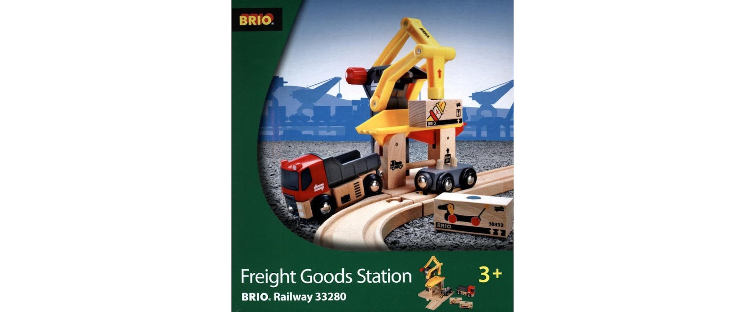 BRIO® Spielzeugeisenbahn-Gebäude »Brio WORLD Frachtverladestation«, für Spielzeugeisenbahn
