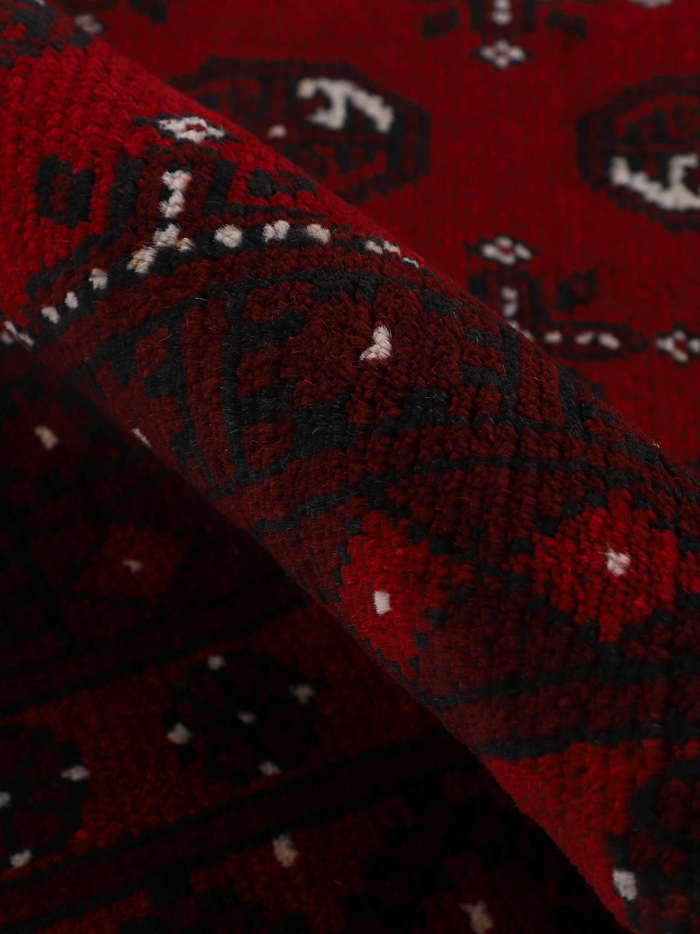 Raumklima, kaufen Schurwolle »Afghan warmes reine für rechteckig, Orientteppich Akhche | Woven Jelmoli-Versand online handgearbeitet Bokhara«, Arts ein
