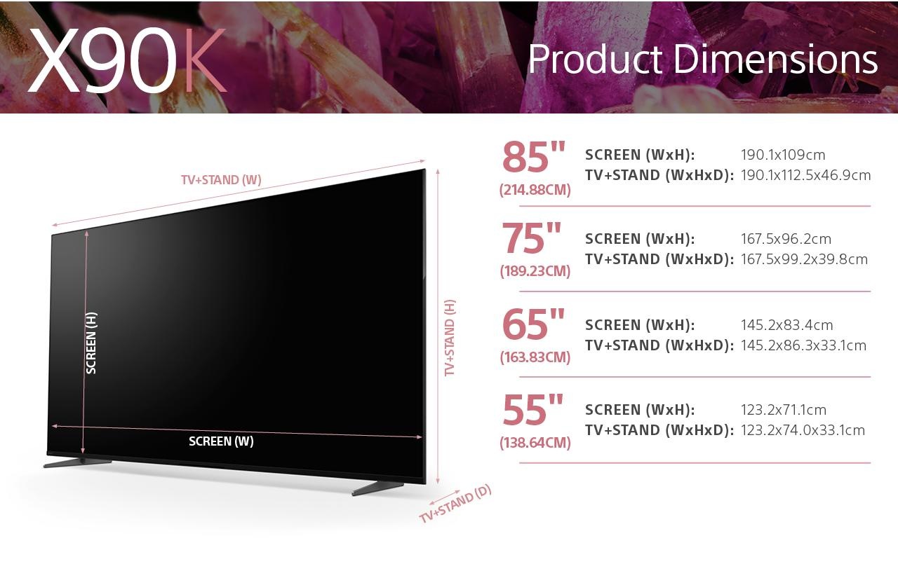 Sony OLED-Fernseher »XR-85X90K 85 LED-TV«, 4K Ultra HD, Google TV