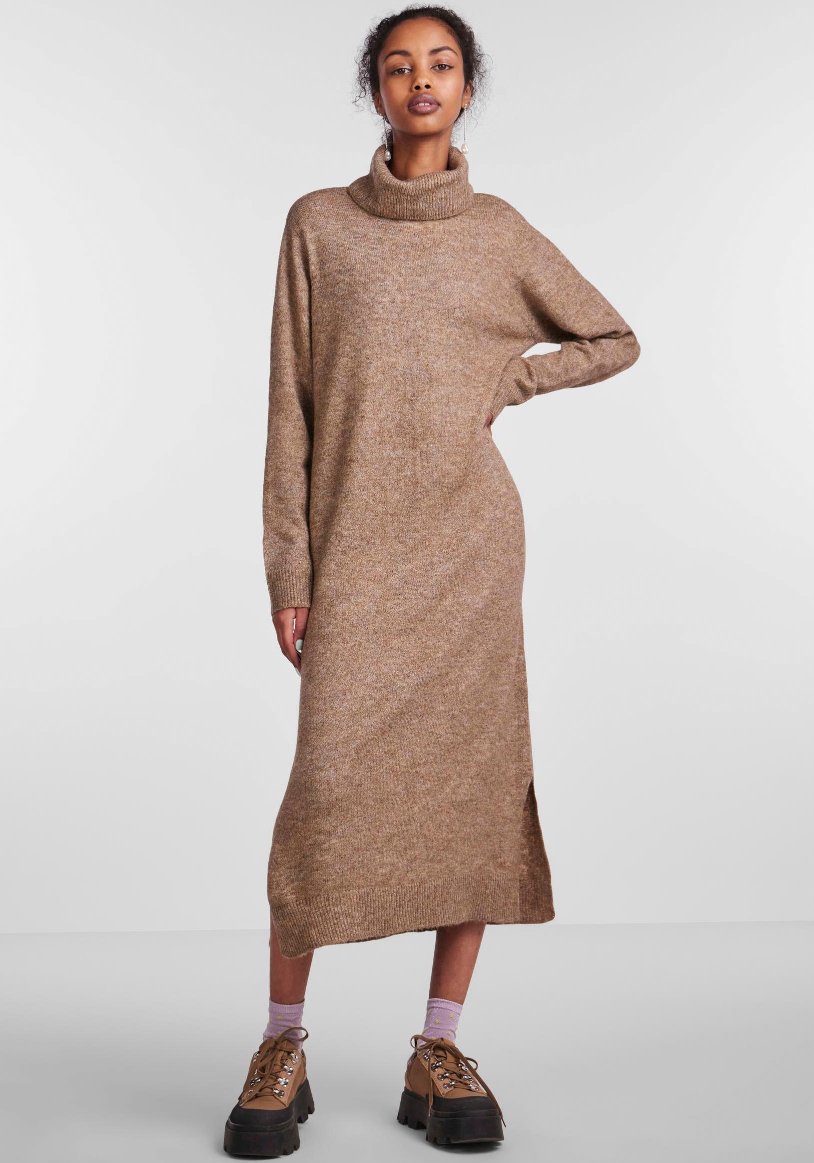 pieces Strickkleid »PCJULIANA LS ROLLNECK KNIT DRESS NOOS BC«