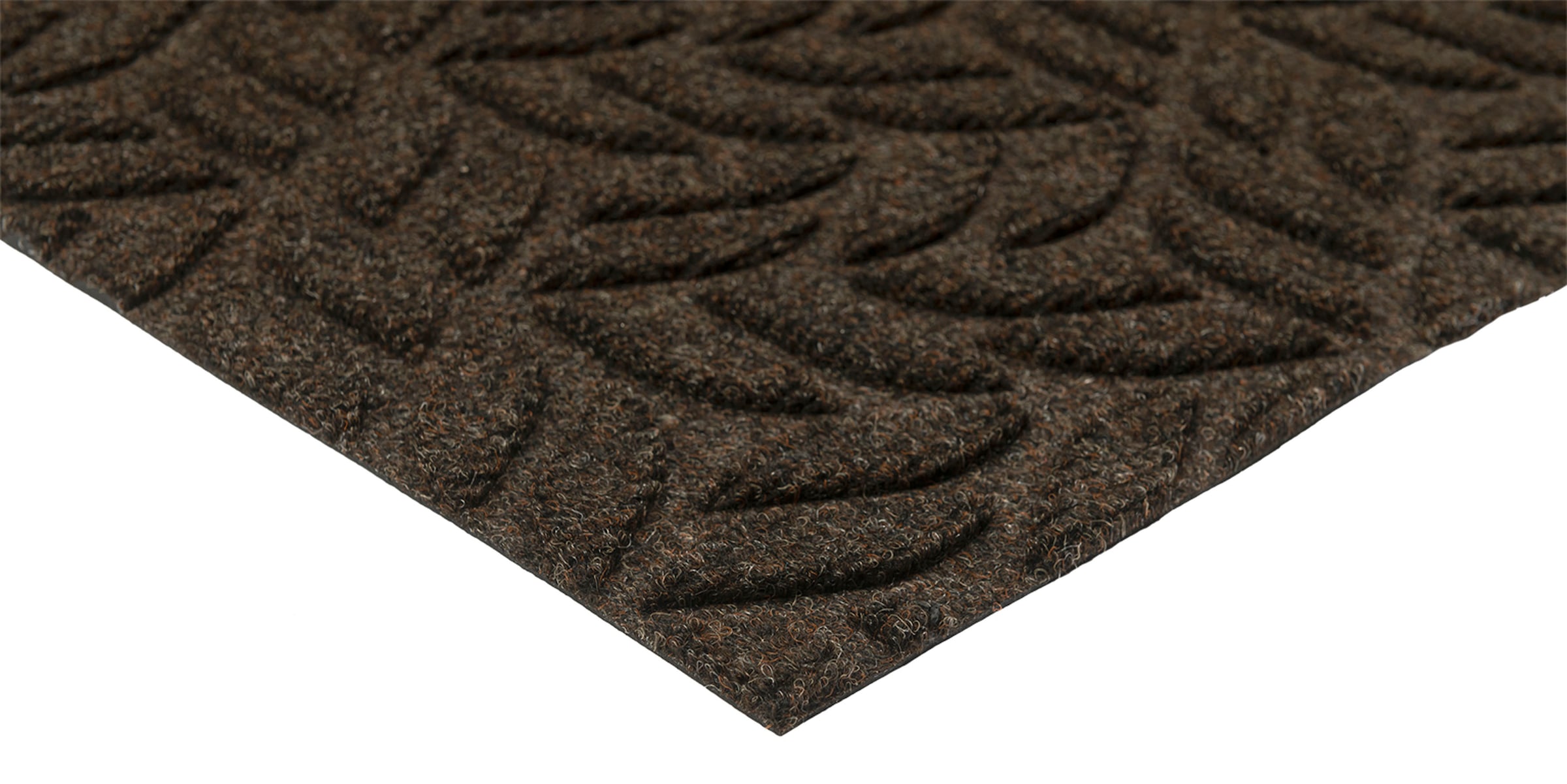 wash+dry by Kleen-Tex Fussmatte »DUNE Leaves Dark Brown«, rechteckig, 8 mm Höhe