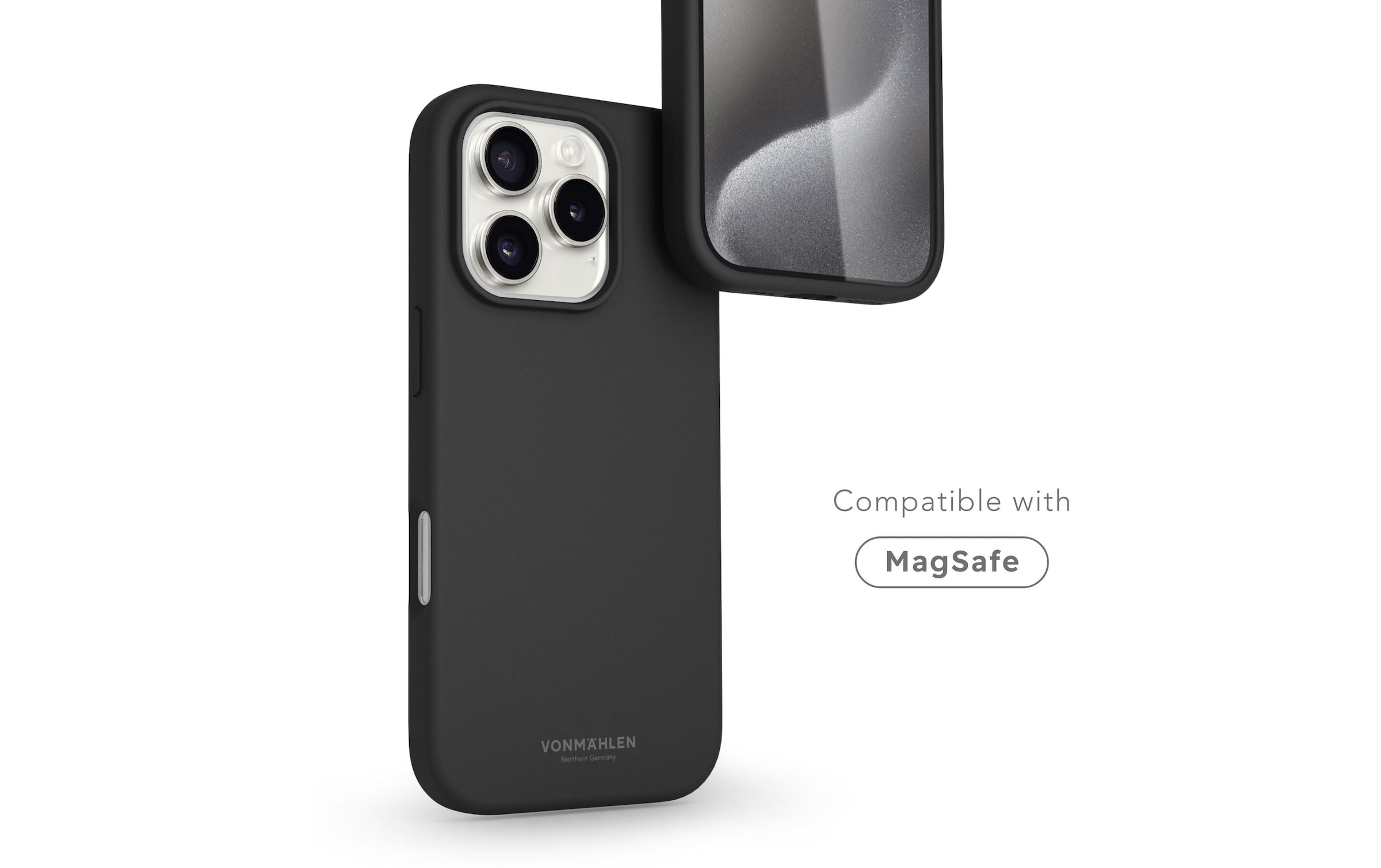 VONMÄHLEN Backcover »Soft Silicone iPhone 16 Pro Max«, Apple iPhone 16 Pro Max