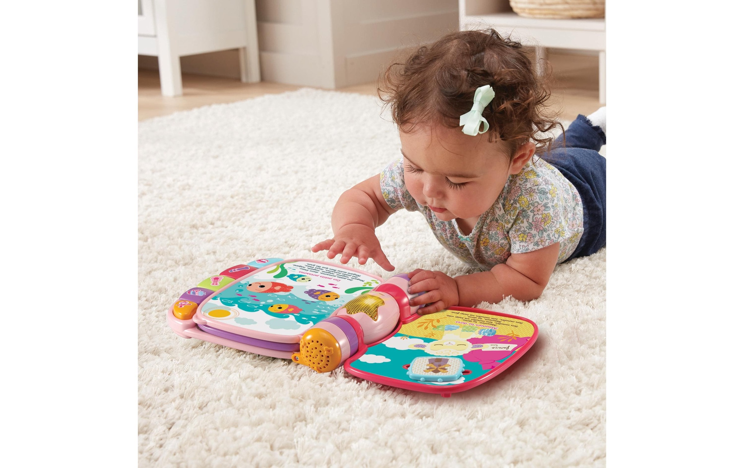 Vtech® Lernspielzeug »Super livre enchanté des Baby loulous rose«