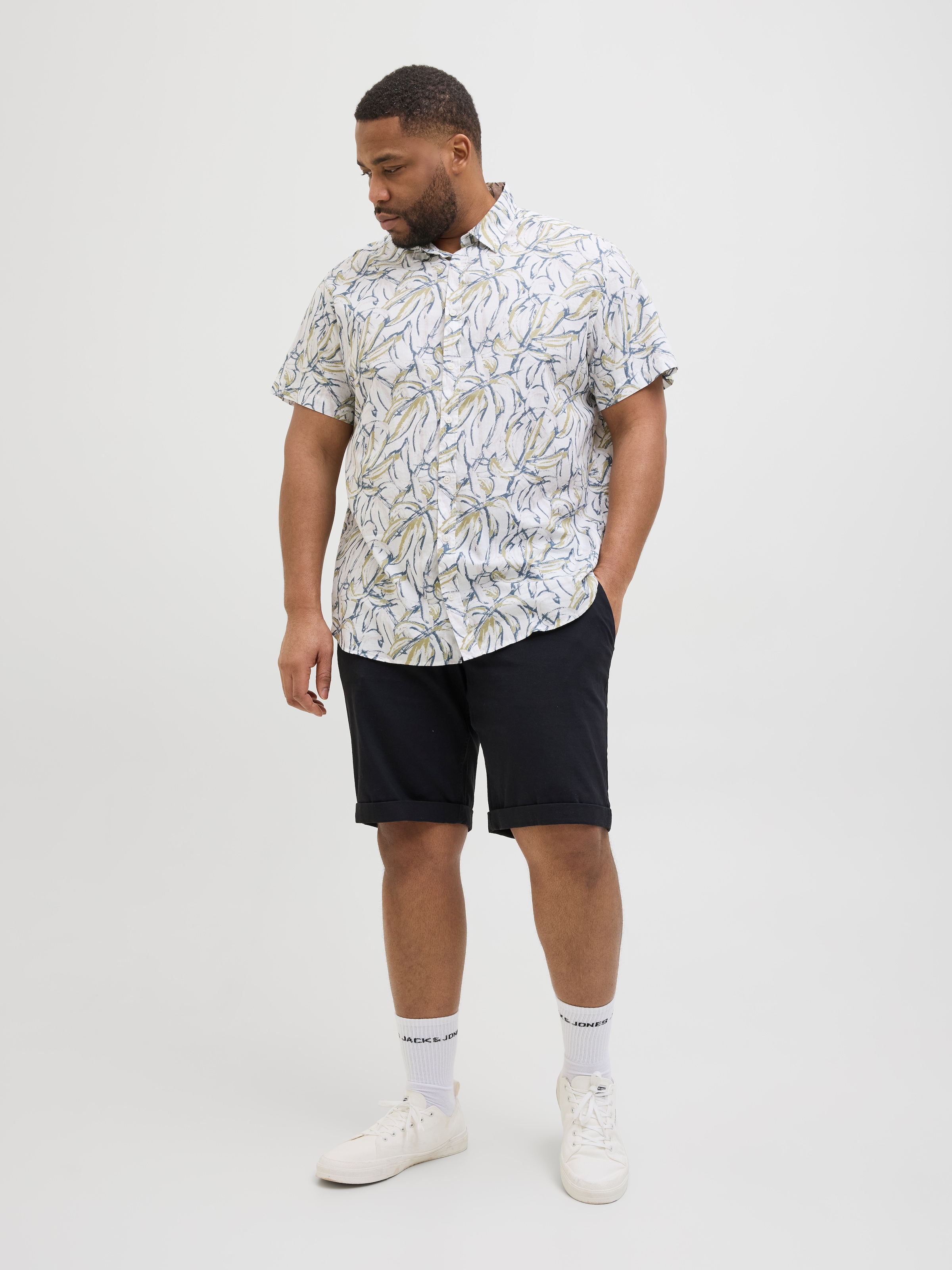 Jack & Jones PlusSize Chinoshorts »JPSTDAVE JJCHINO SHORTS SN AKM PLS«