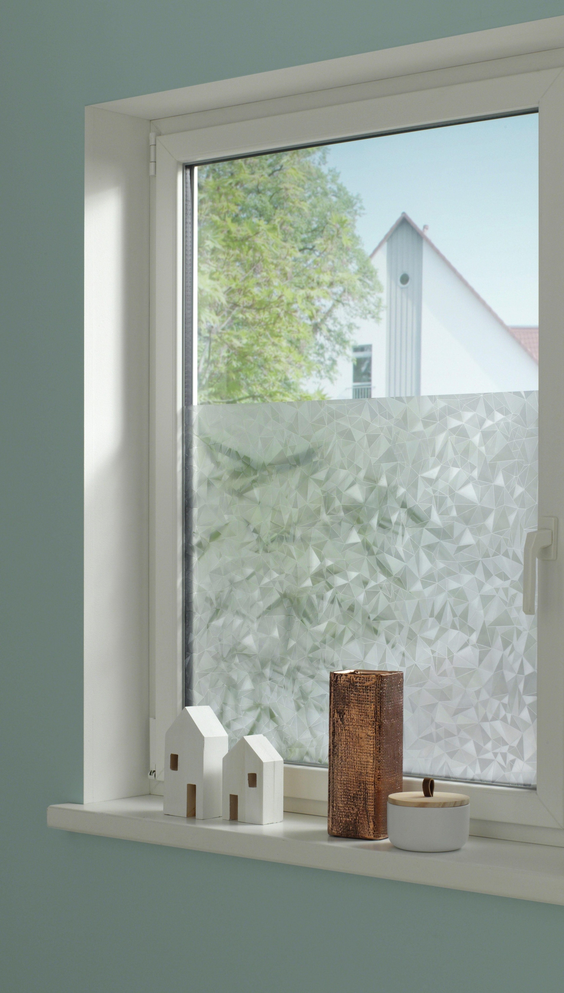 GARDINIA Fensterfolie »Graphic 50«, 1 St., halbtransparent, statisch haftend, 90% UV-Schutz