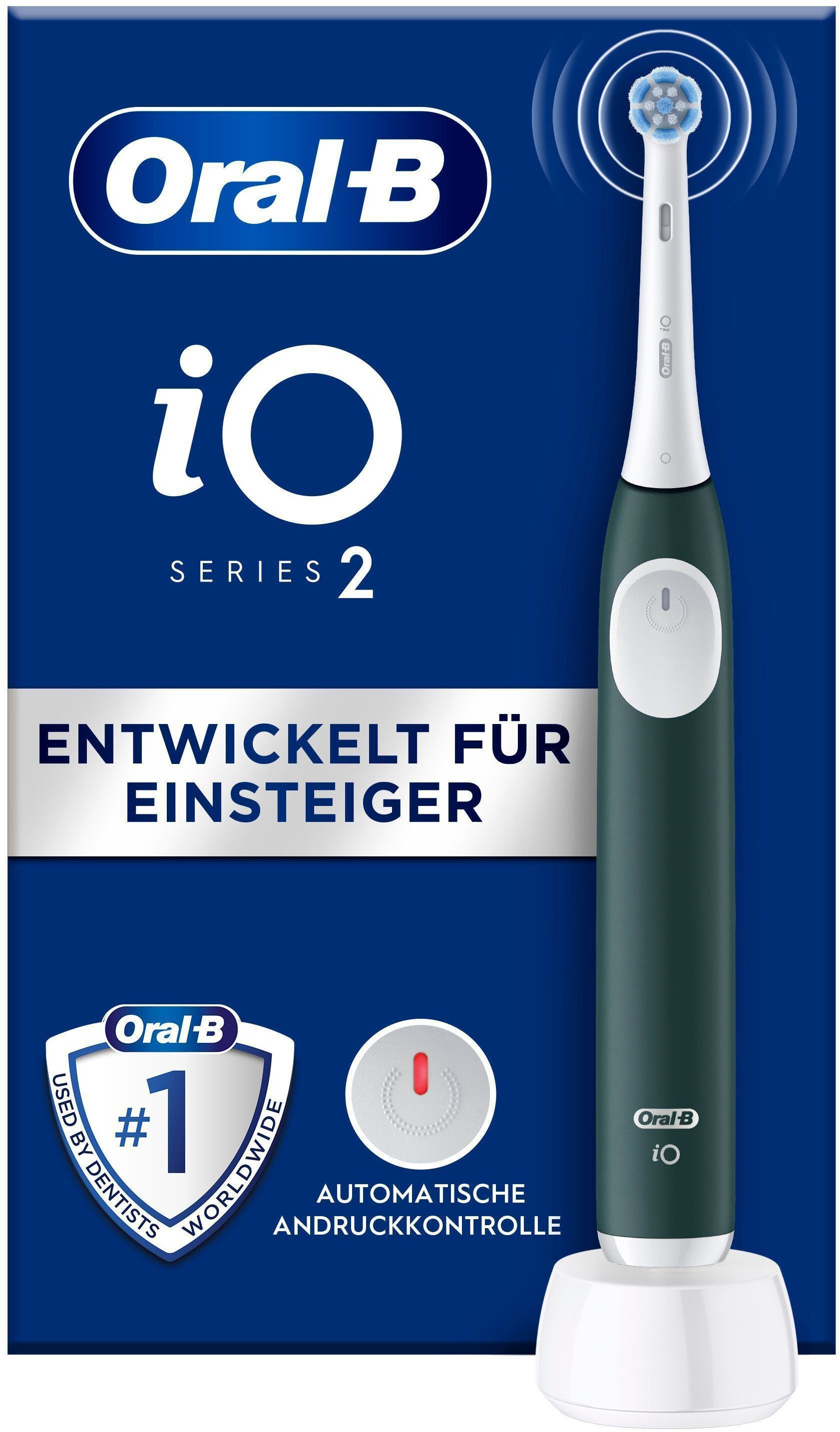Oral-B Elektrische Zahnbürste »iO Series 2« 1 Stk. Aufsteckbürsten für die sanfte Reinigung