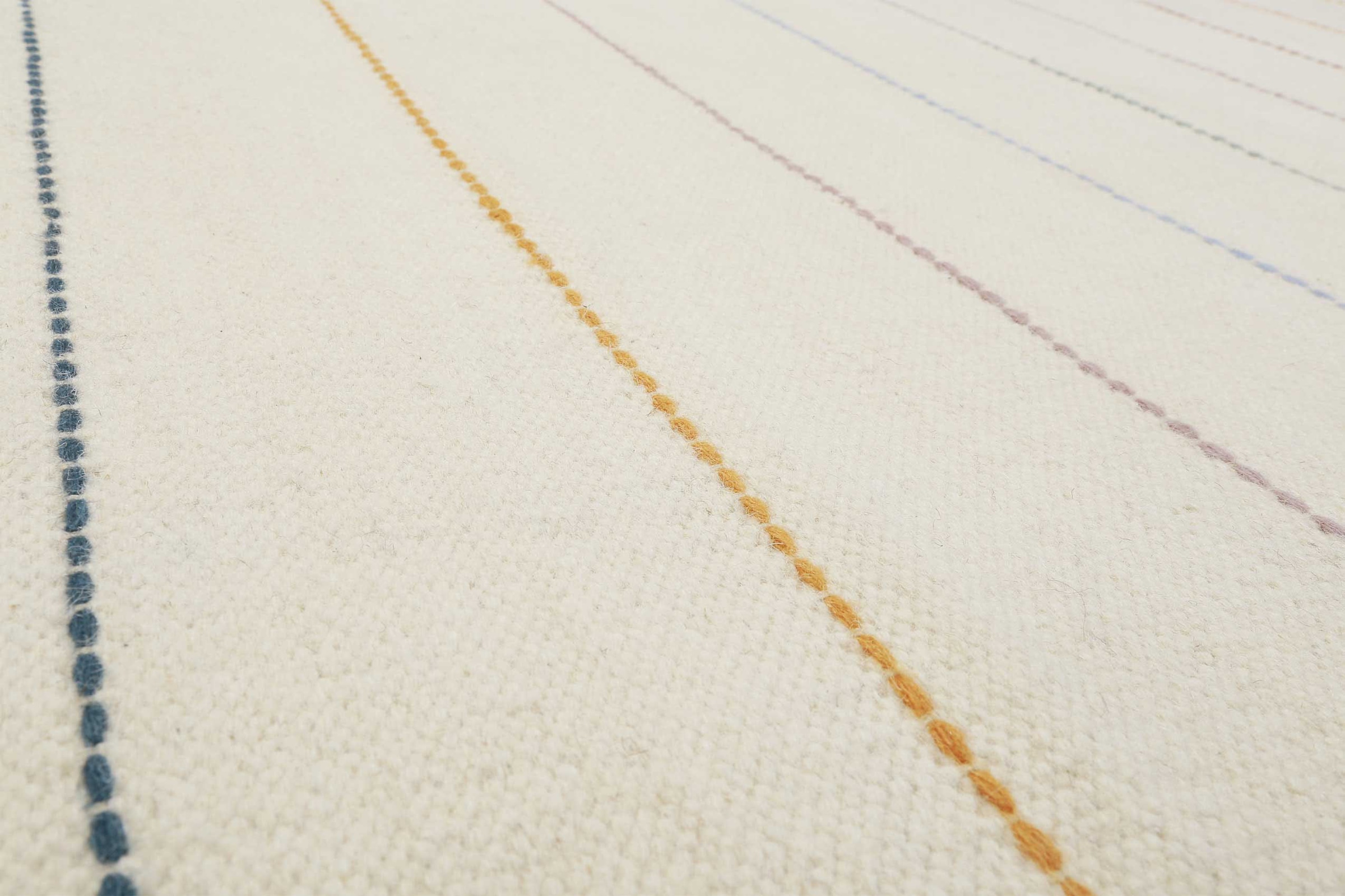 Esprit Wollteppich »Lina ESP-2205«, rechteckig, 5 mm Höhe, Naturfaserteppich mit Fransen, modernes Design, Wohnzimmer