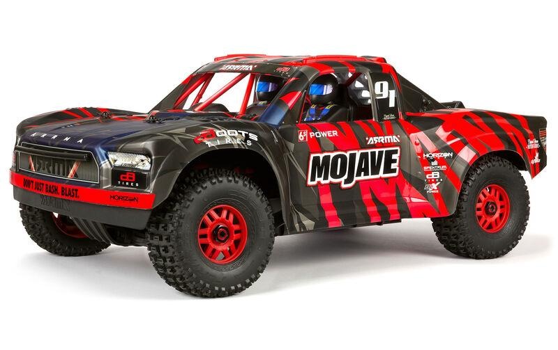 RC-Auto "Arrma Mojave 6S V2 4WD BLX Rot ARTR"