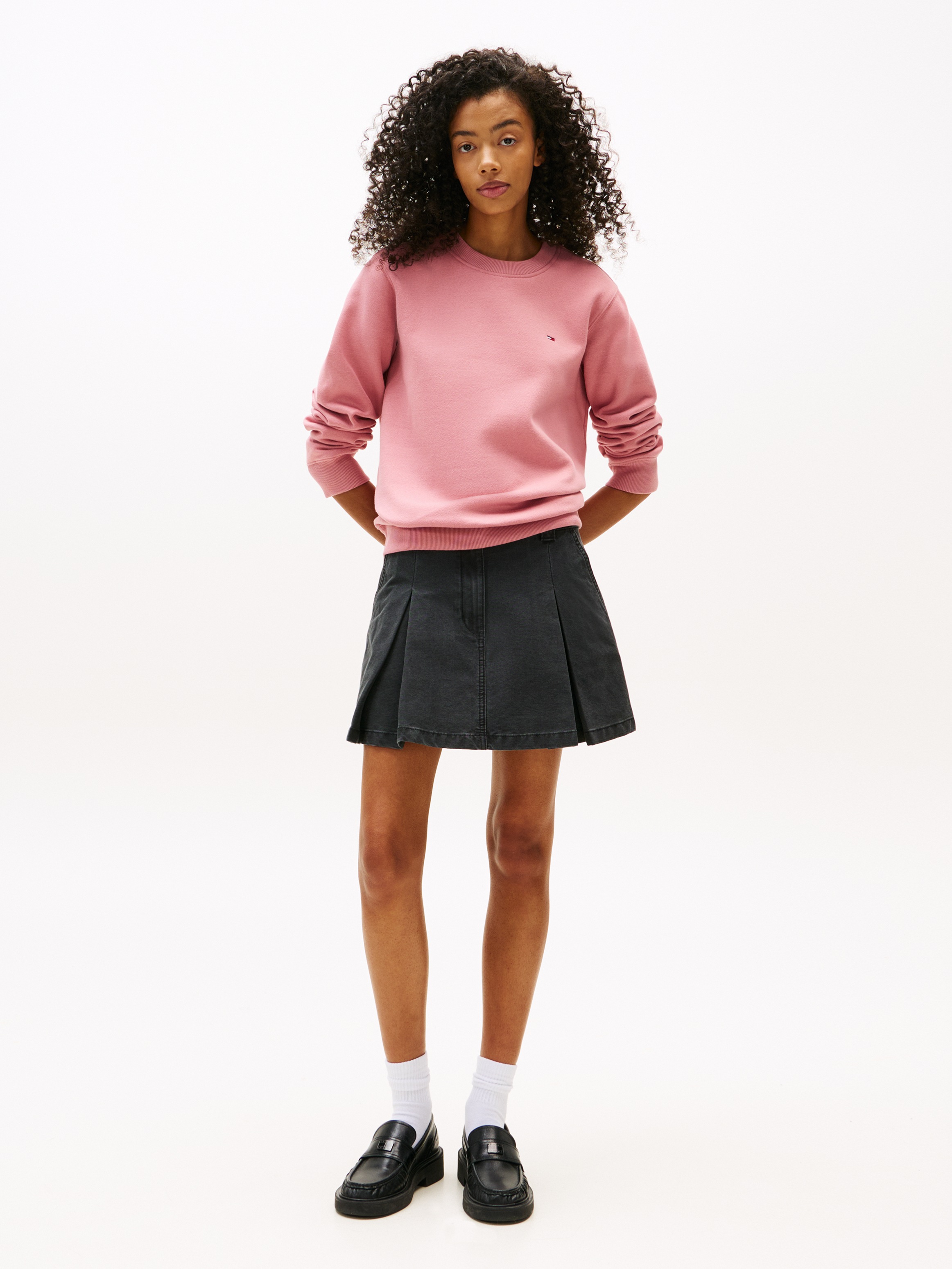 Tommy Jeans Sweatshirt »TJW REG S FLAG CREW«, mit Logostickerei