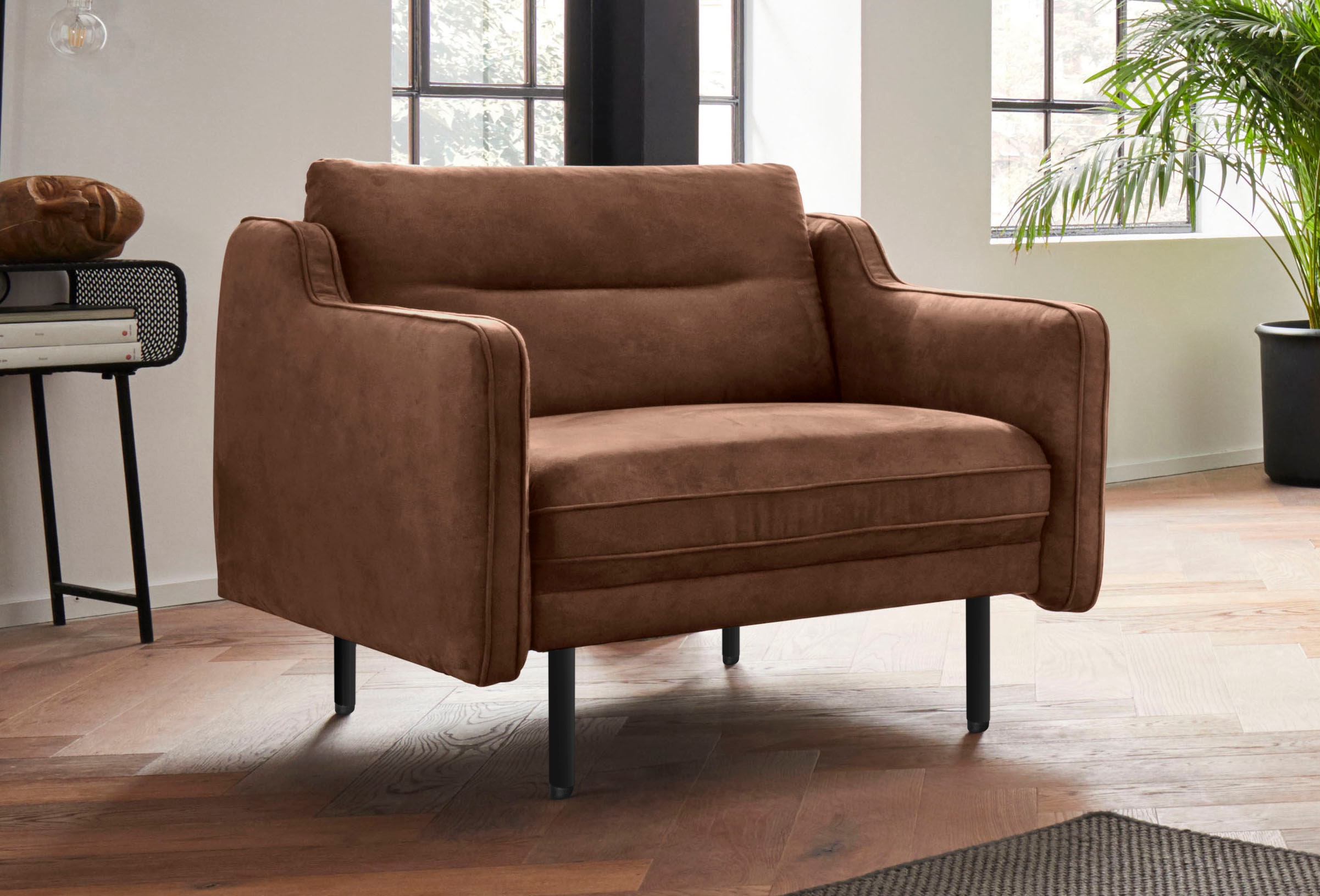 Home affaire Sessel "Nordfyn" edles Design in 3 Bezugsqualitäten, Design by Morten Georgsen