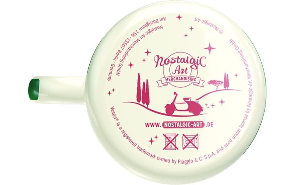 Tasse »Nostalgic Art Vespa 360 ml, 1 Stück, Gelb/Grün«, (1 tlg.)