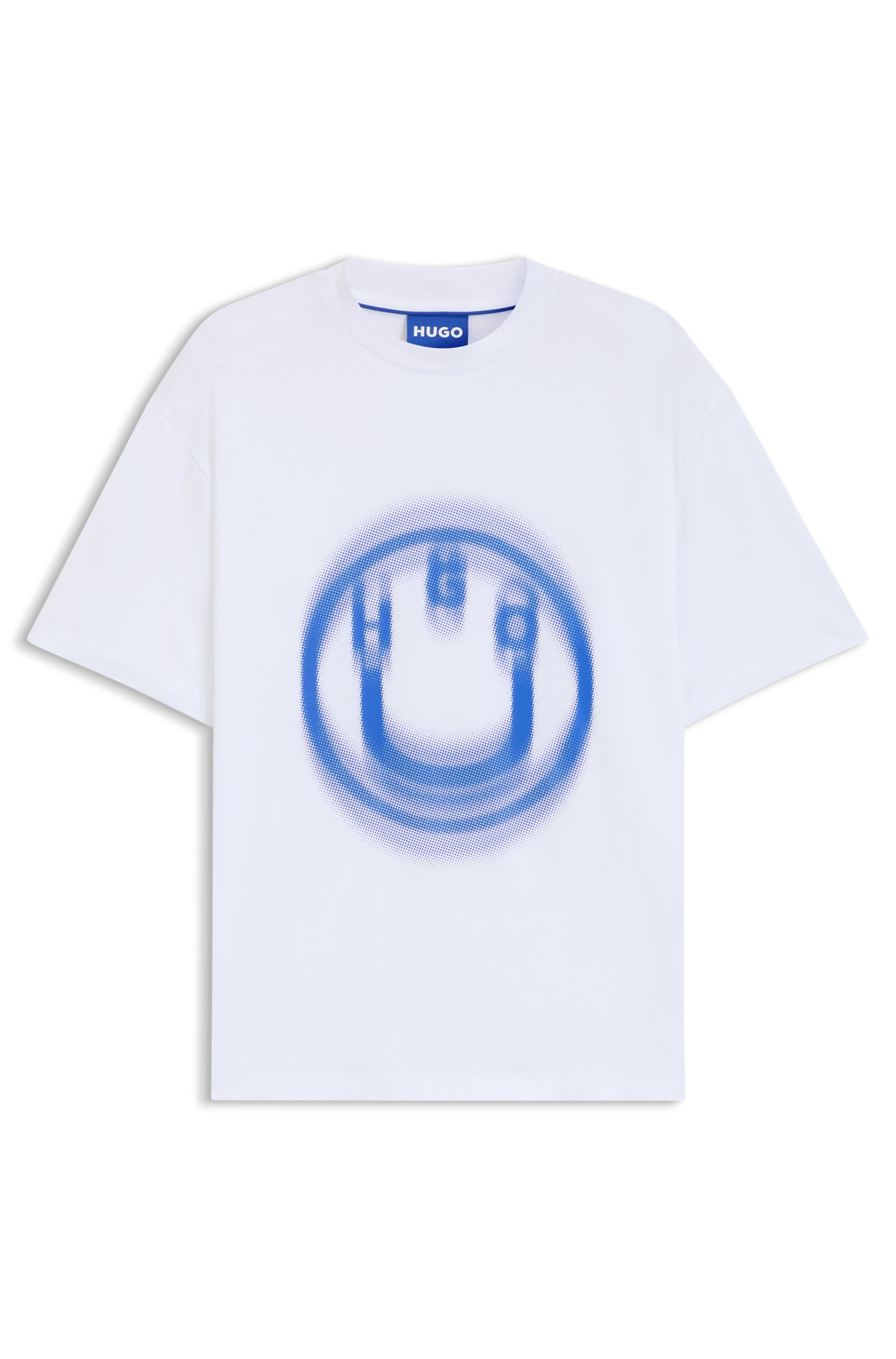 HUGO Blue T-Shirt »Nalax«, mit Logo-Druck
