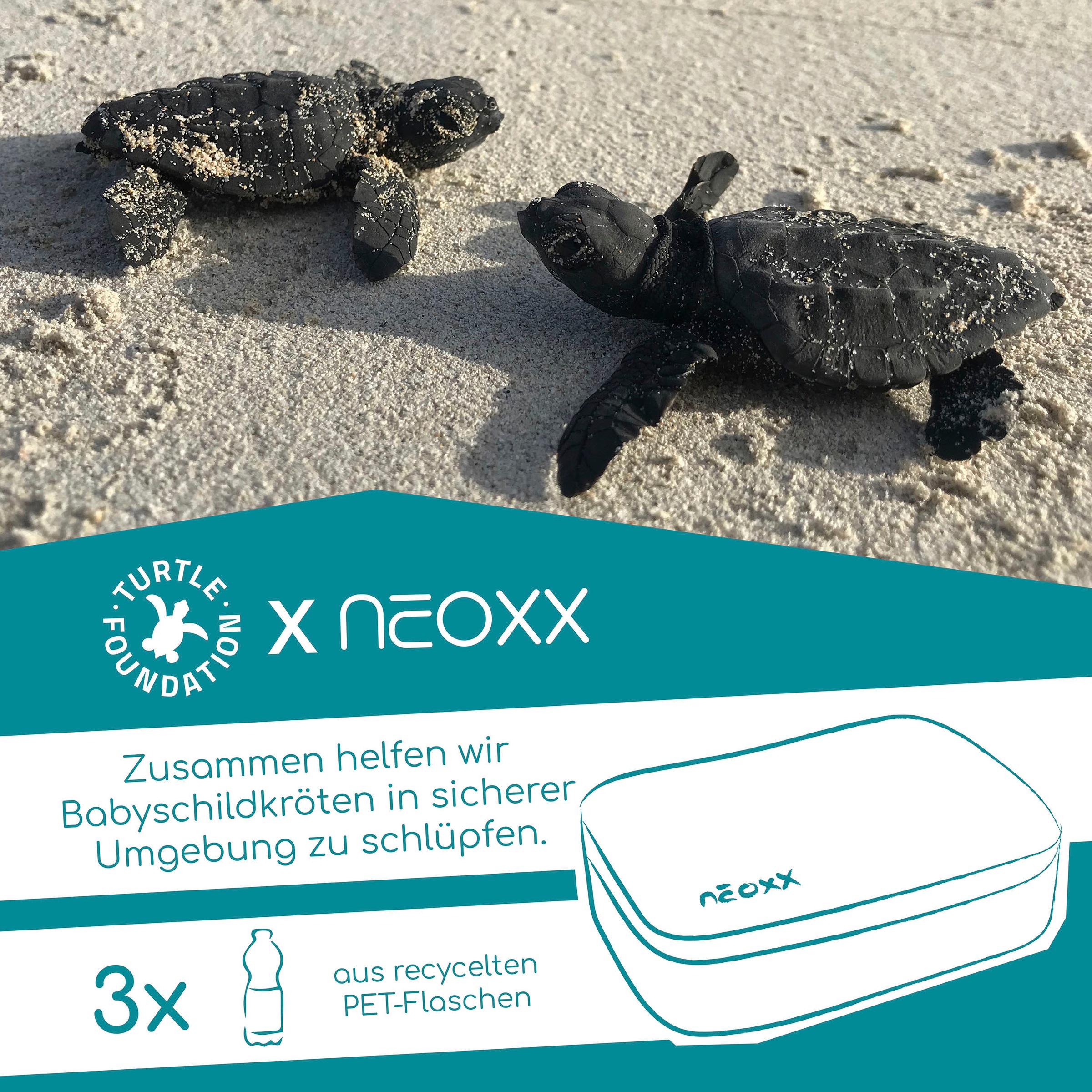 neoxx Schreibgeräteetui "Schlamperbox, Dunk" teilweise aus recyceltem Material