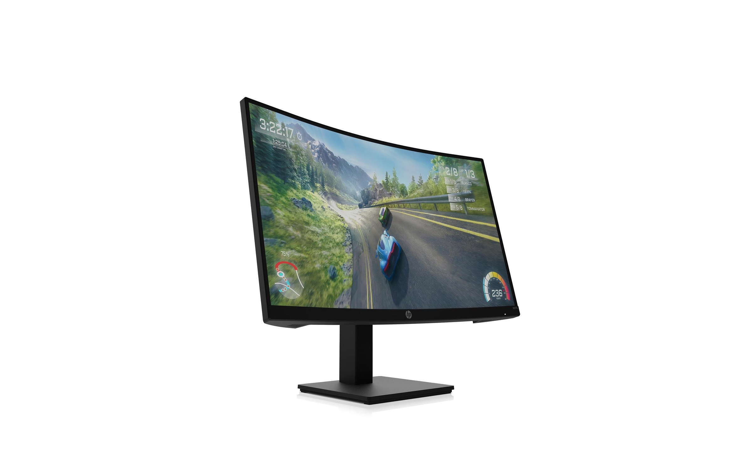 HP Curved-LED-Monitor »X27c«, 68,31 cm/27 Zoll, 1920 x 1080 px, Full HD, 1 ms Reaktionszeit, 165 Hz