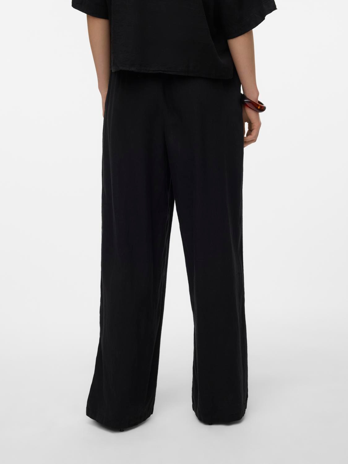 Vero Moda Schlupfhose »VMLINN LINEN PANTS WVN NOOS«, Sommerhose, mit Leinen