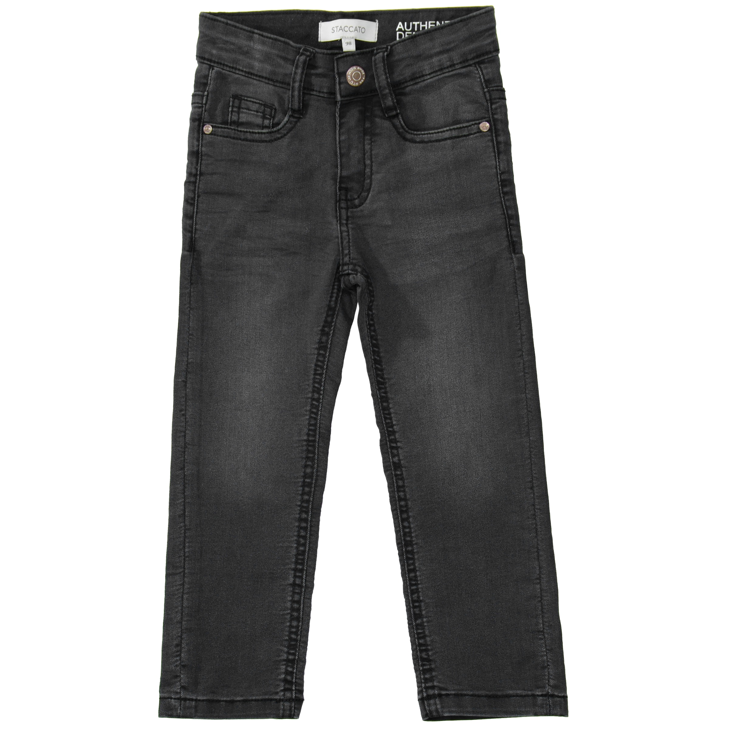 Staccato, Herren, STACCATO 5-Pocket-Jeans mit Stretch, für Boys, grau denim, 110, N-Gr, Coole Jeans für Boys von STACCATO