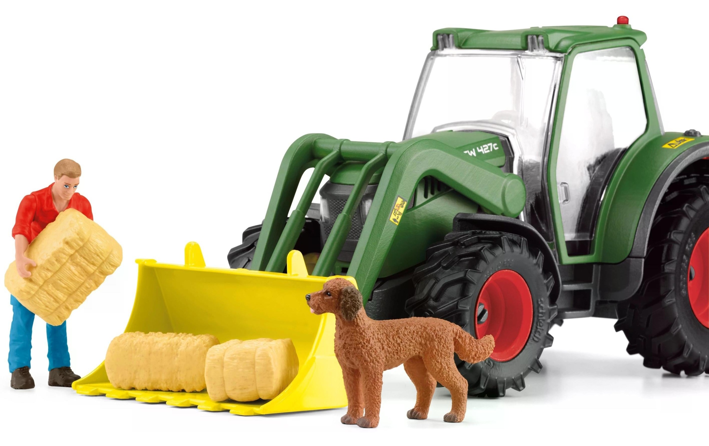 Schleich® Spielwelt »Farm World Traktor mit Anhänger«