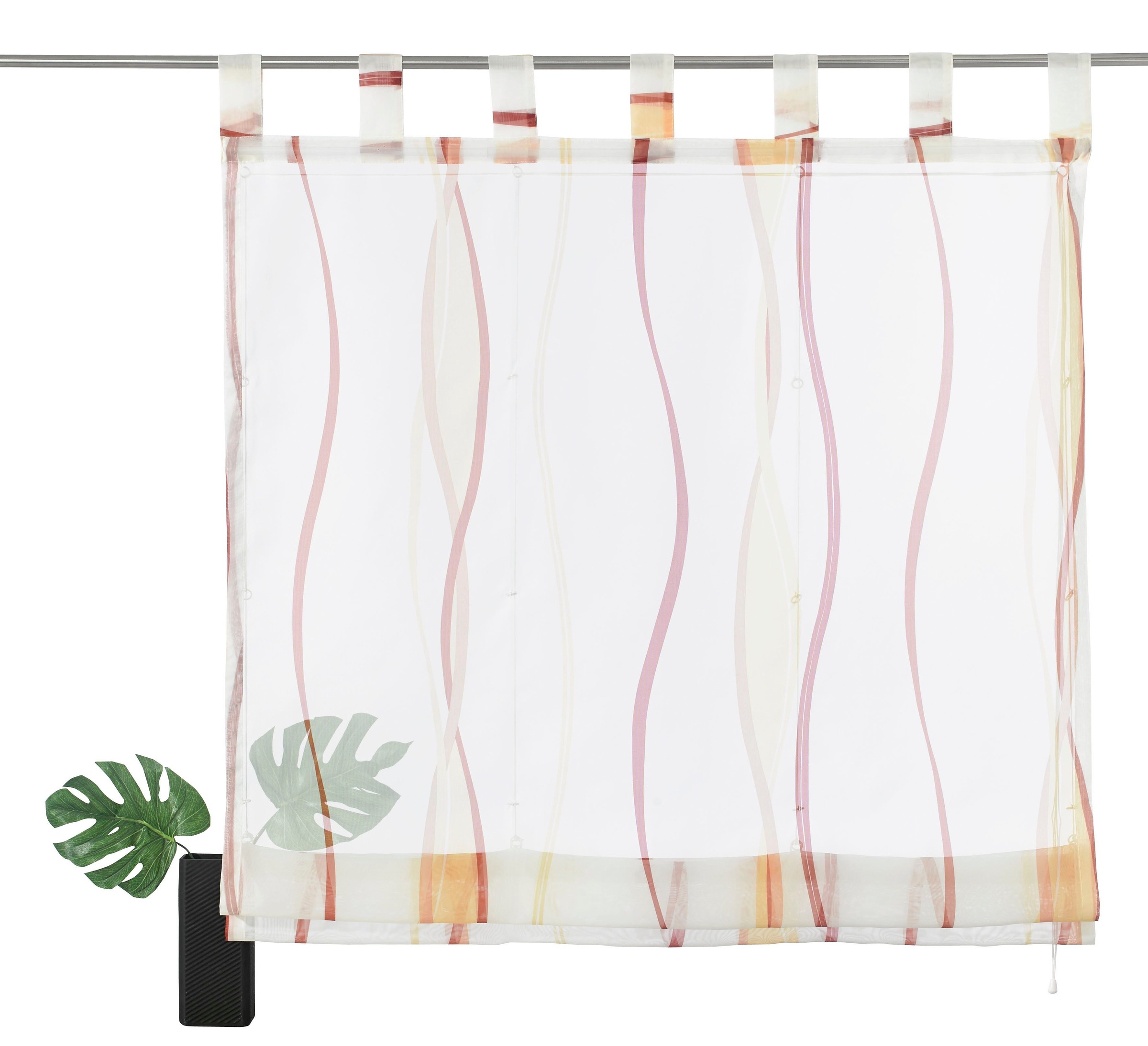 OTTO home Raffrollo "Dimona" mit Schlaufen Transparent, Voile, Polyester