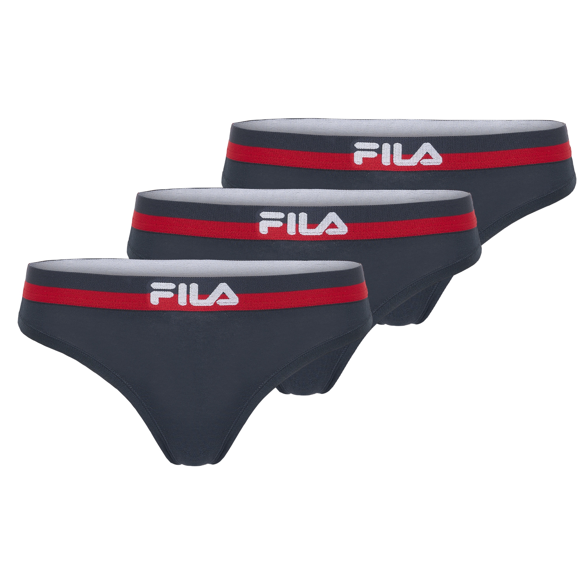 Fila String 3er Pack, elastischer Logobund